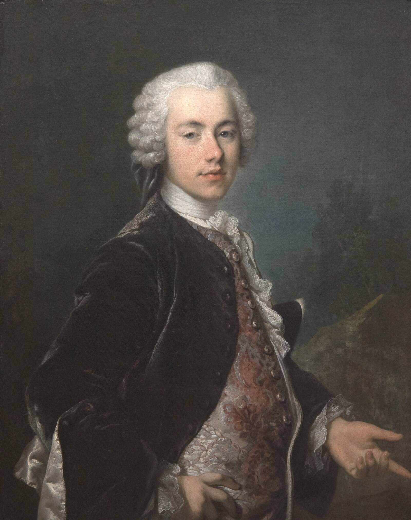 Portræt af Frederik Berregaard, Louis Tocqué, 1743-1747