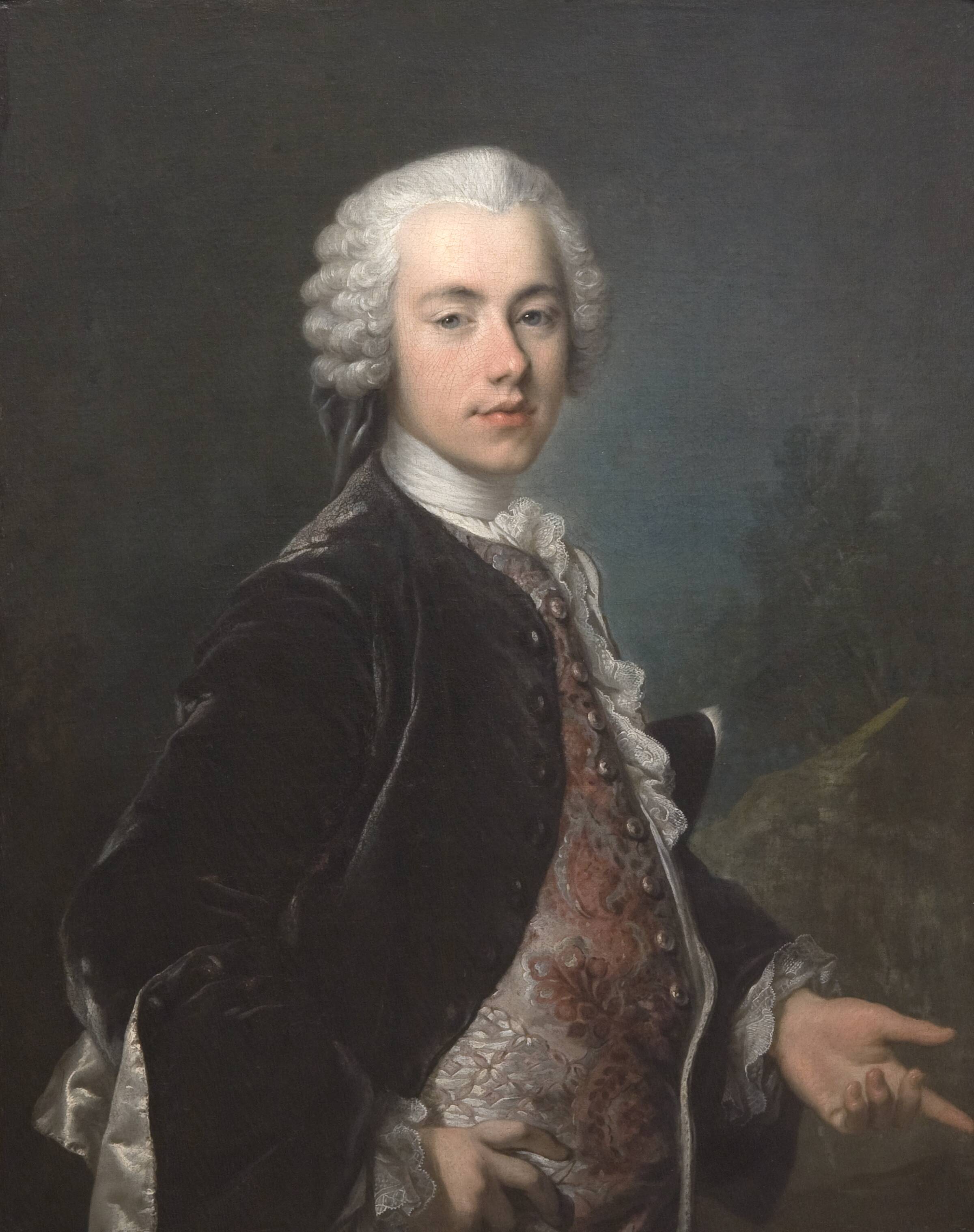 Portræt af Frederik Berregaard, Louis Tocqué, 1743-1747