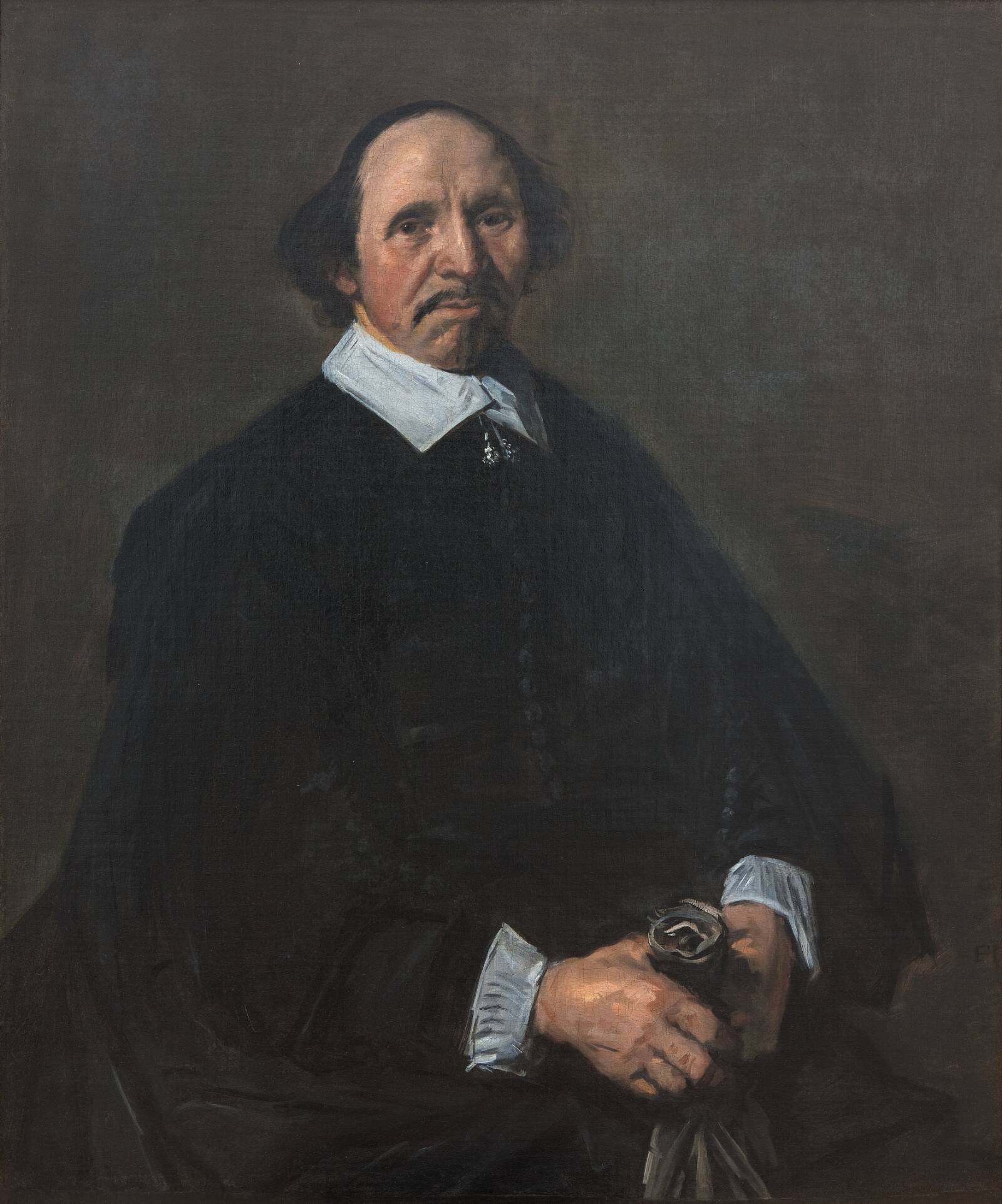 Portræt af en mand, Frans Hals, 1655-1660