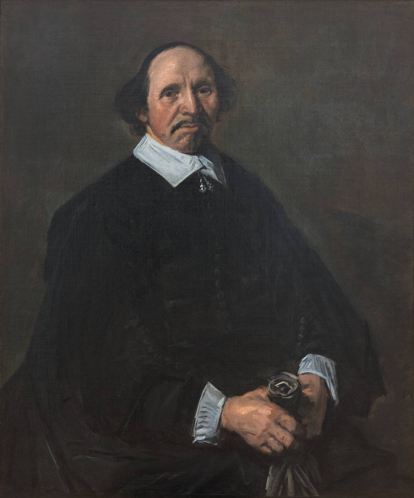 Portrait of a Man, by Frans Hals, 1655-1660