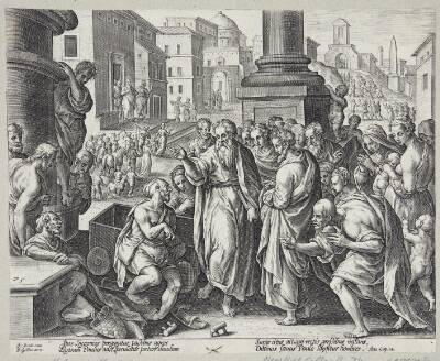 Paulus helbreder den lamme i Lystra