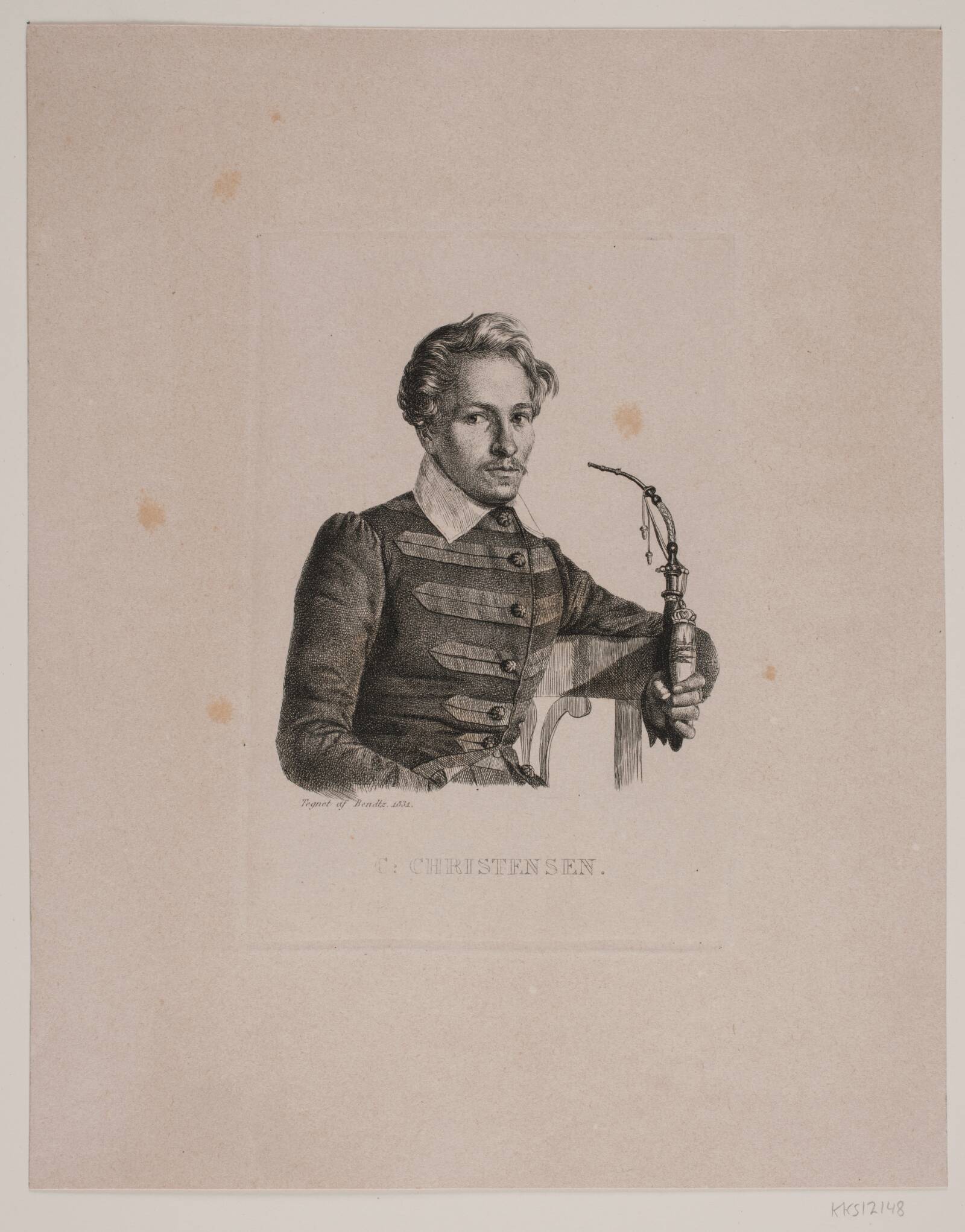 Christen Christensen. Medaljør, Caroline Behrend, 1824-1864
