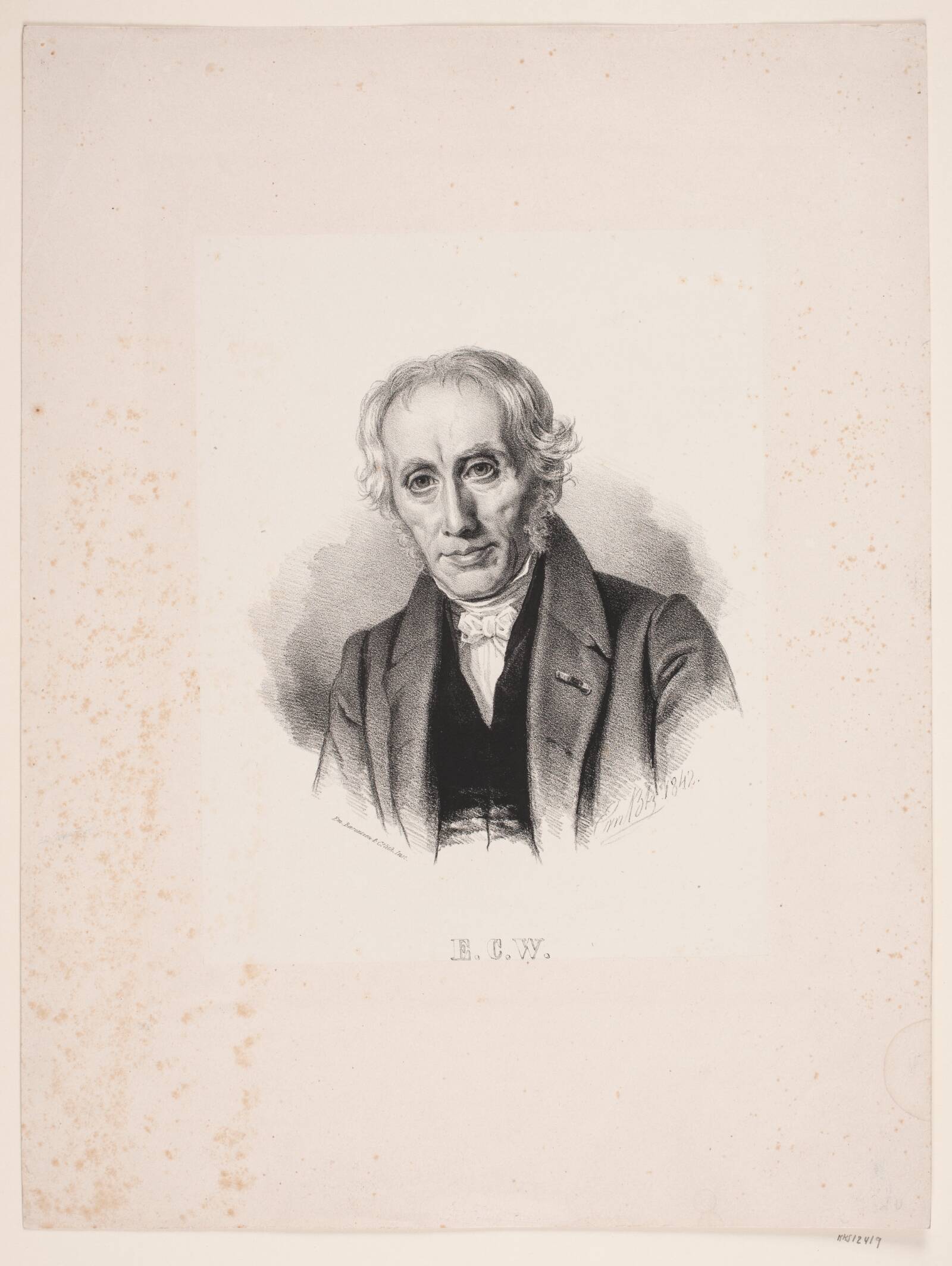 E. C. Werlauff, Emil Ditlev Bærentzen, 1842
