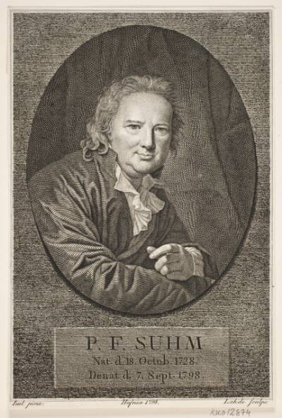 Portræt af P. F. Suhm