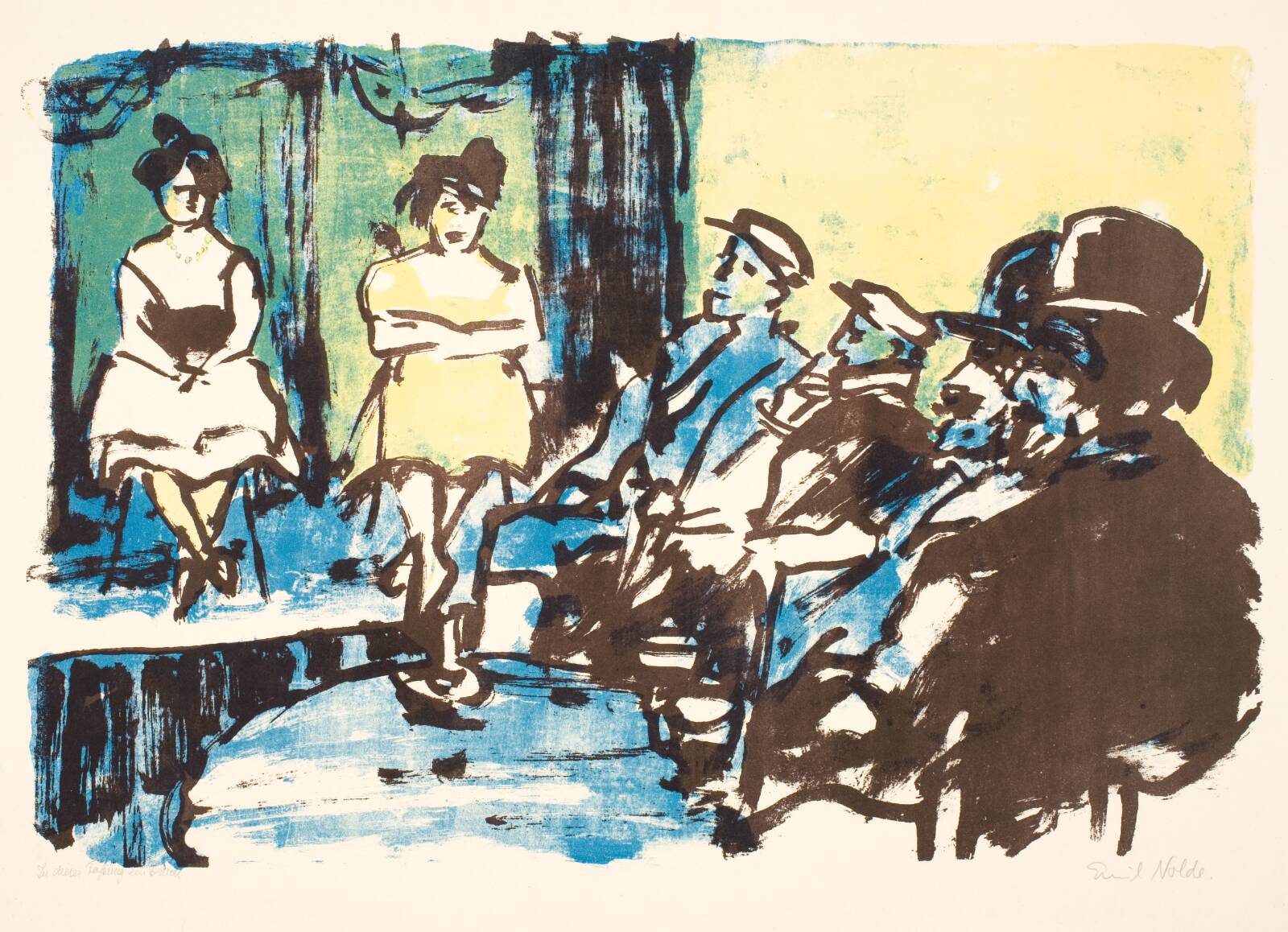 Tingel-Tangel III, Emil Nolde, 1907