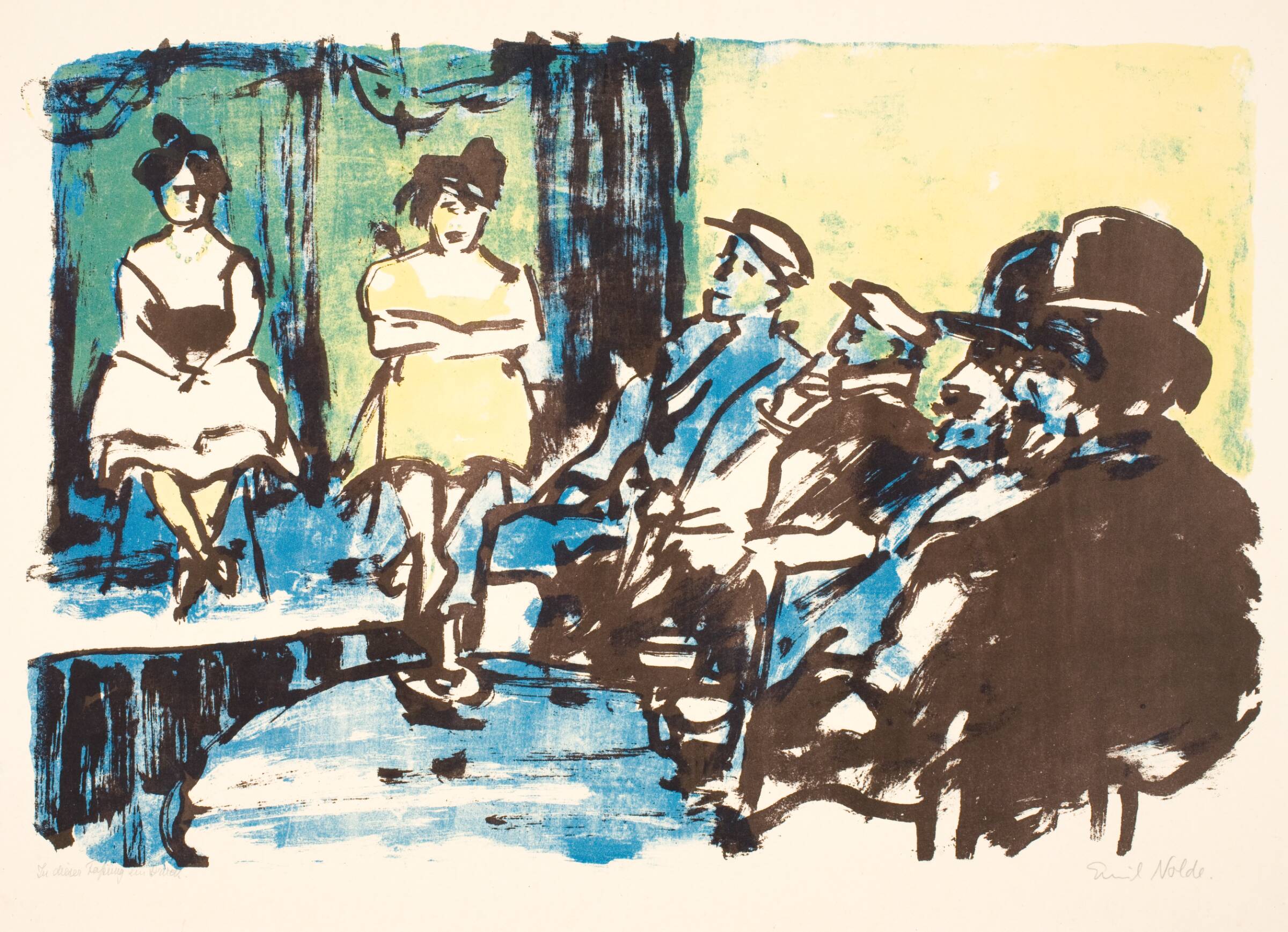 Tingel-Tangel III, Emil Nolde, 1907