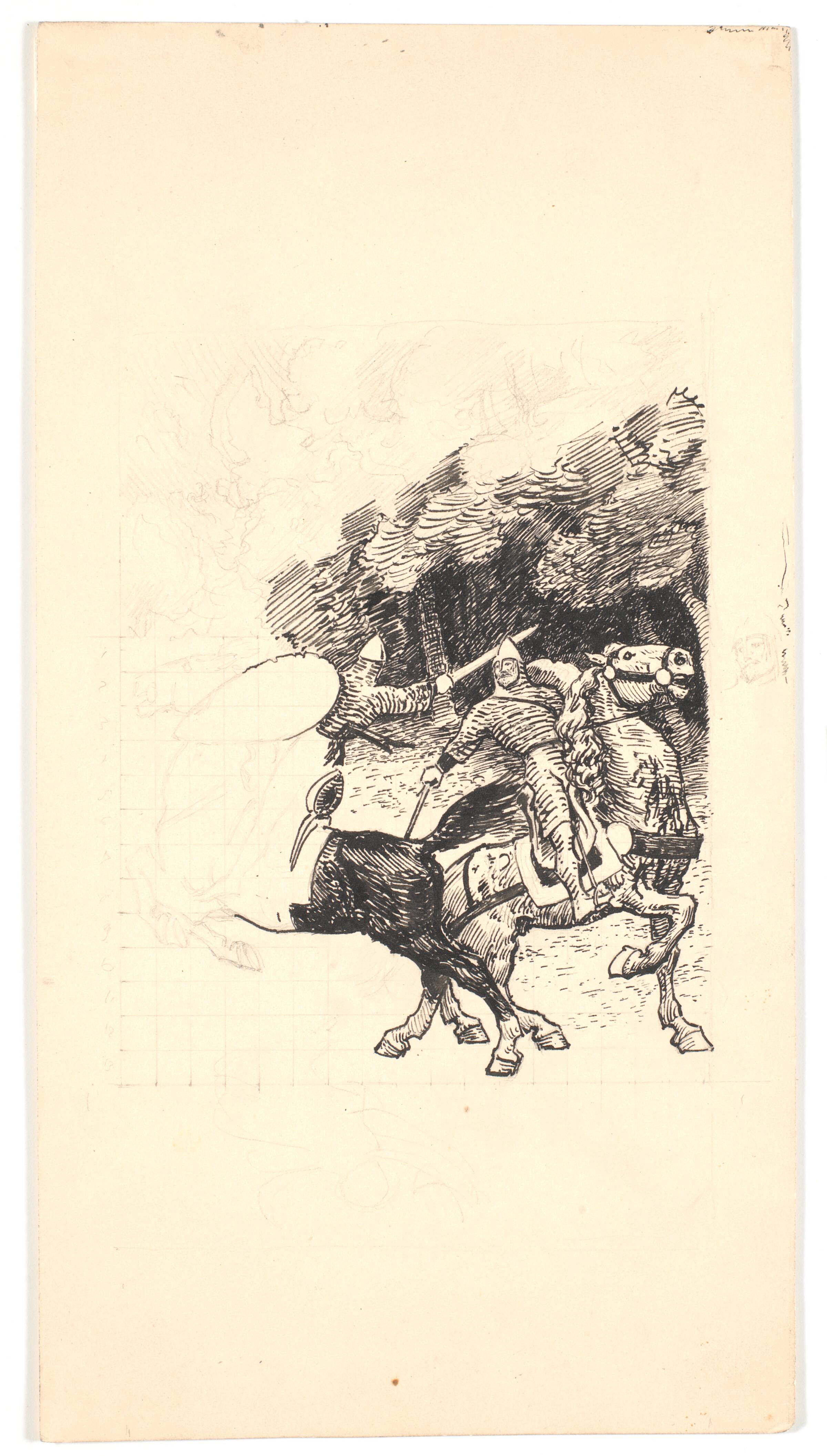 Roland og Olivers tvekamp, Niels Skovgaard, 1896