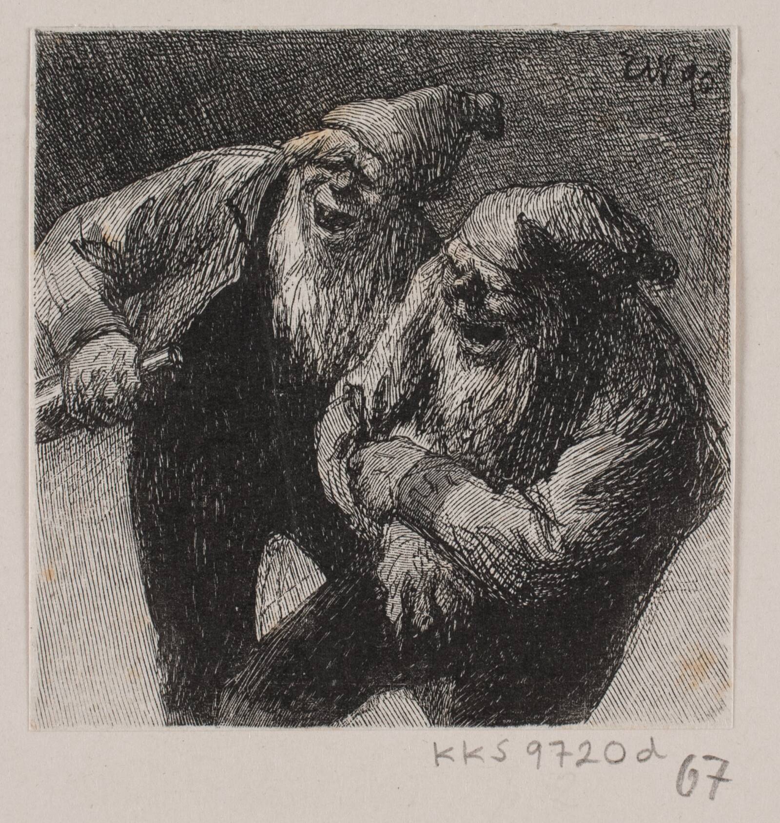 To leende nisser, Waldemar Bøhme, 1890