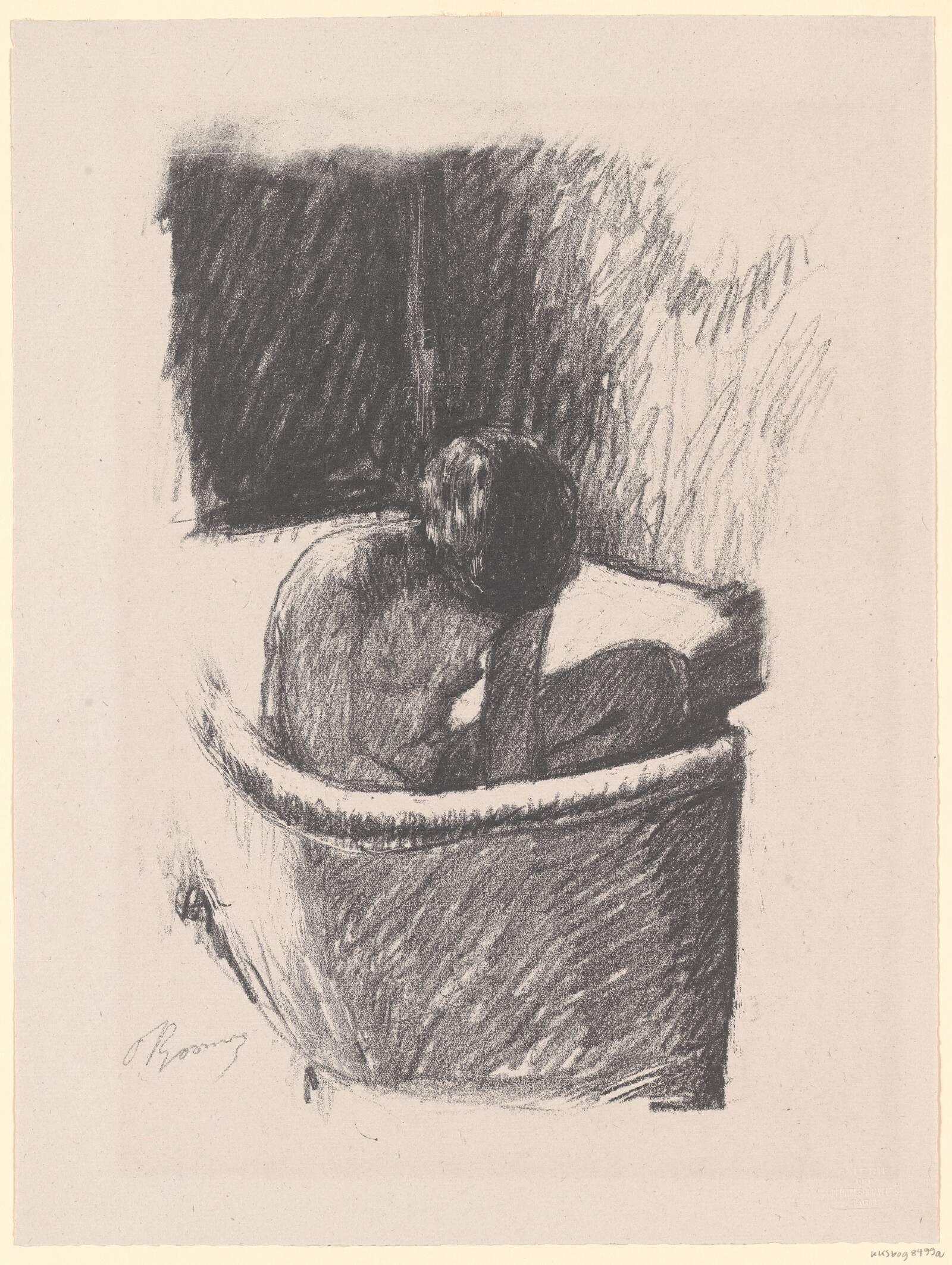 Kvinde i badekar, Pierre Bonnard, 1923-1925