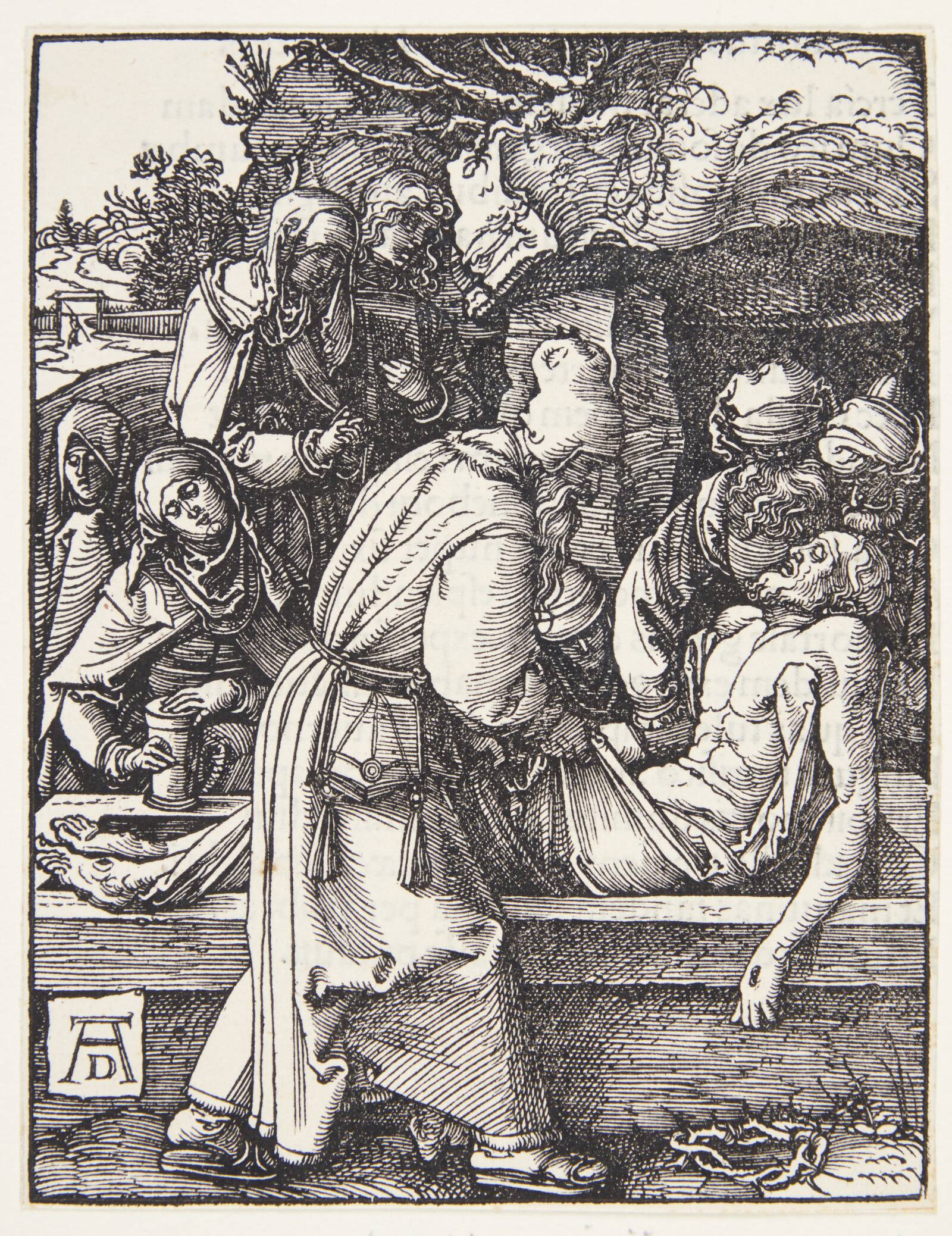 Gravlæggelsen, Albrecht Dürer, 1507-1510