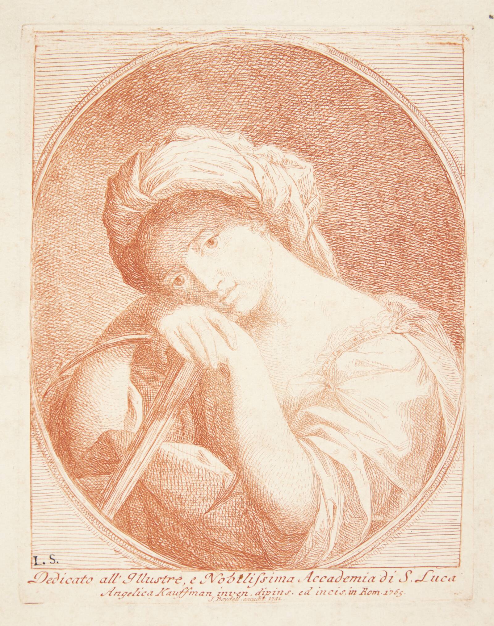 Håbet, Angelica Kauffmann, 1765