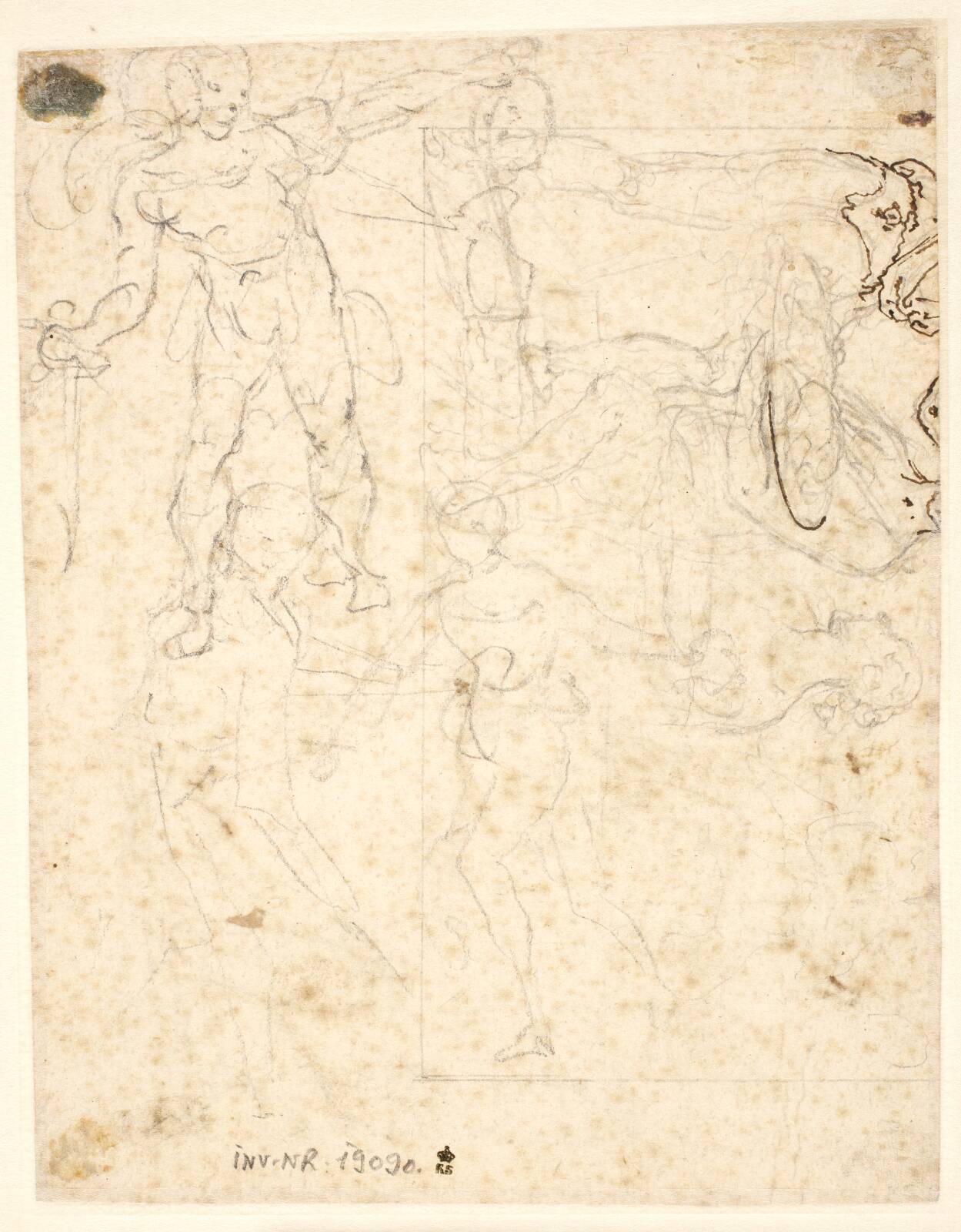 Figure studies, by Cesare Nebbia, 1536-1614