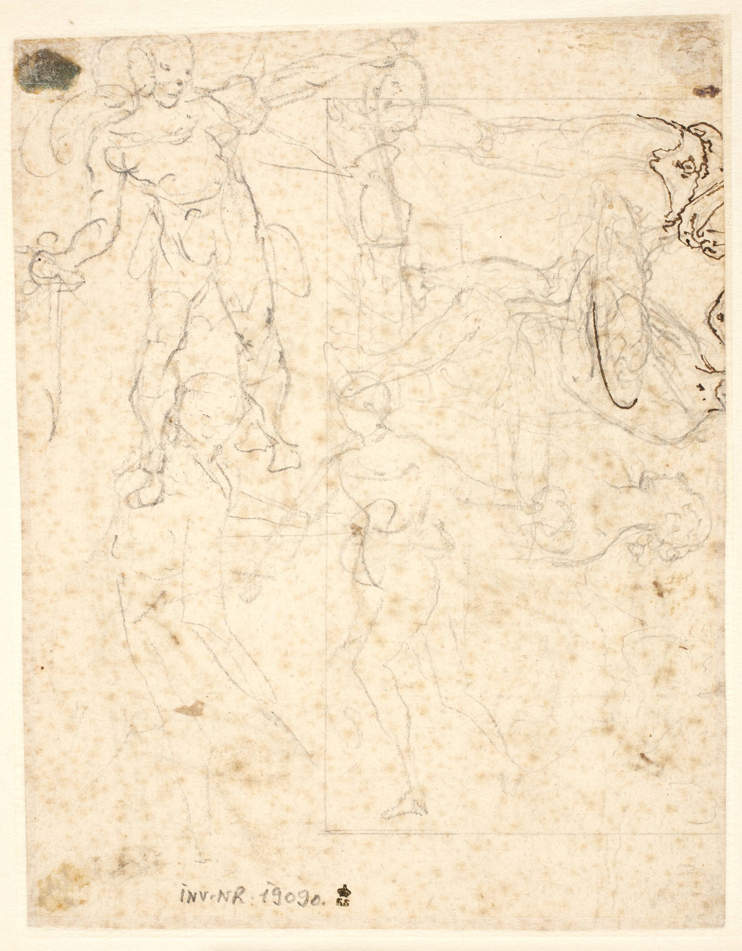 Figurstudier, Cesare Nebbia, 1536-1614