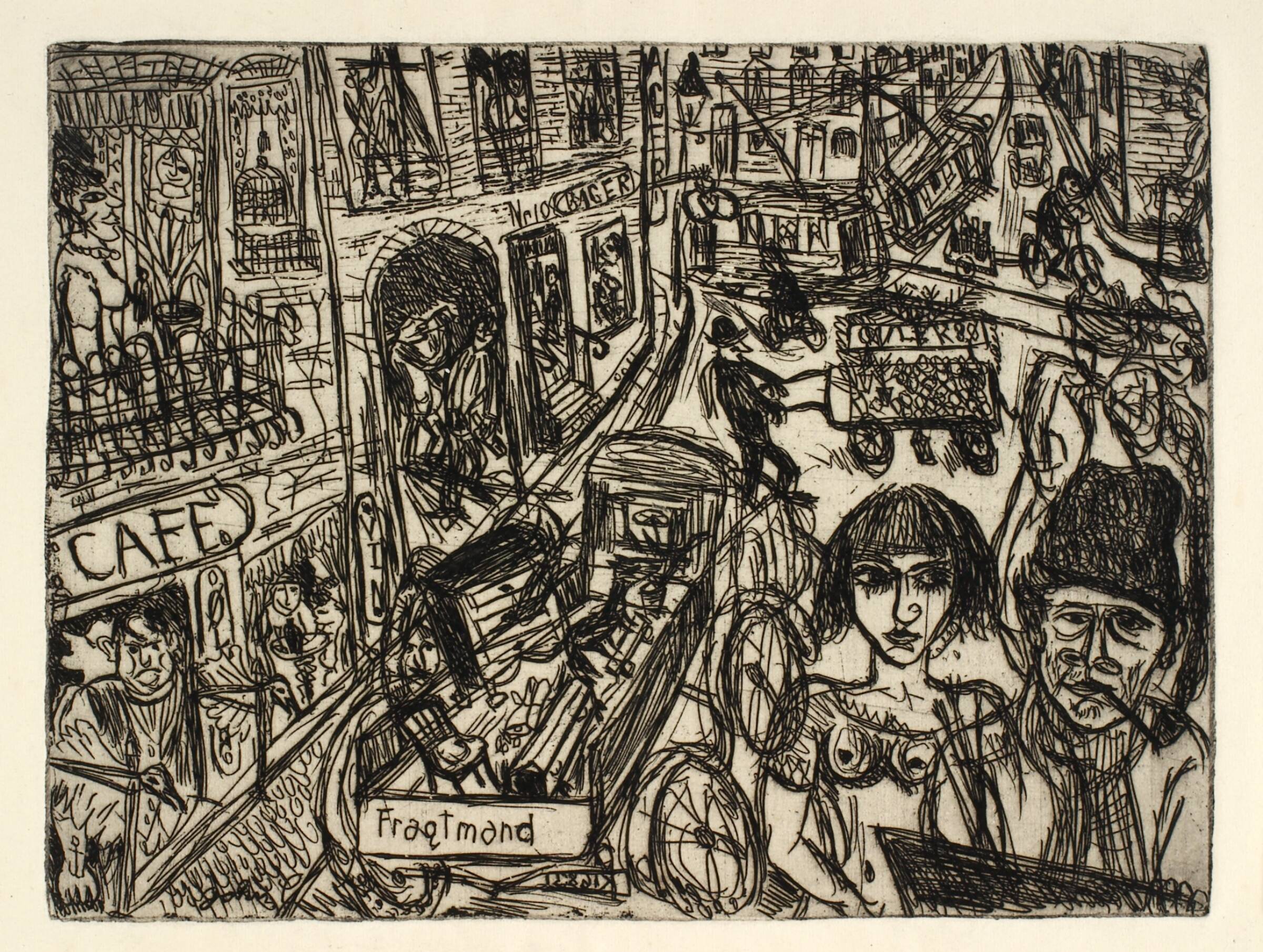 Gadeliv på Nørrebro, John Christensen, 1946-1949