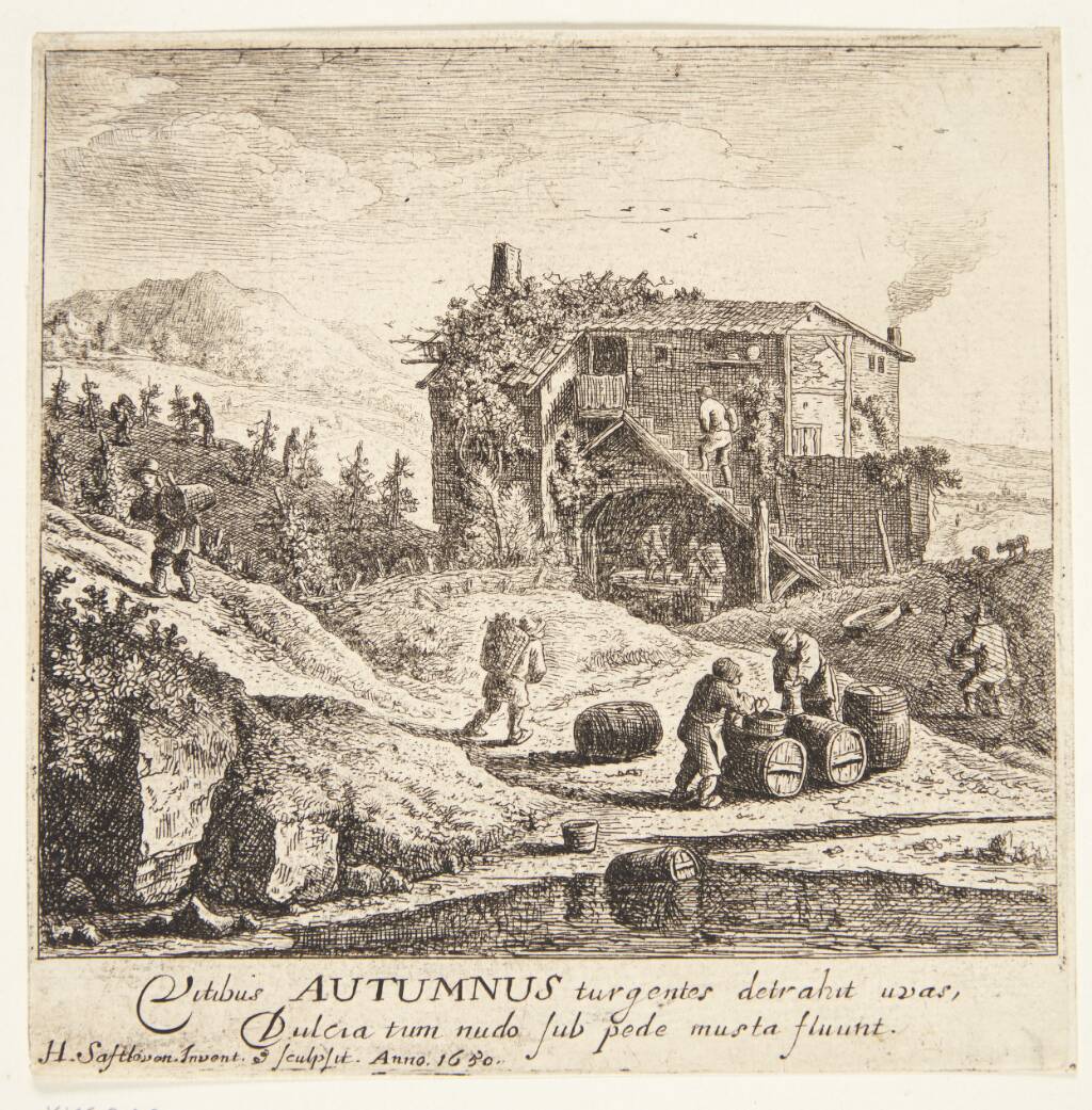 Efterår, Herman Saftleven, 1650