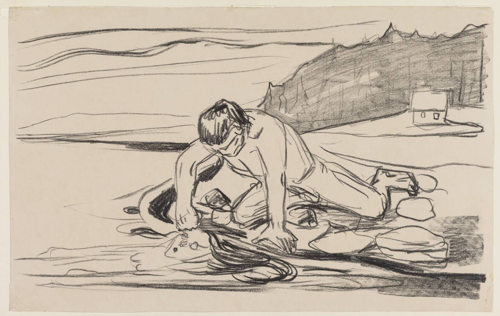 Omegas død, Edvard Munch, 1908-1909