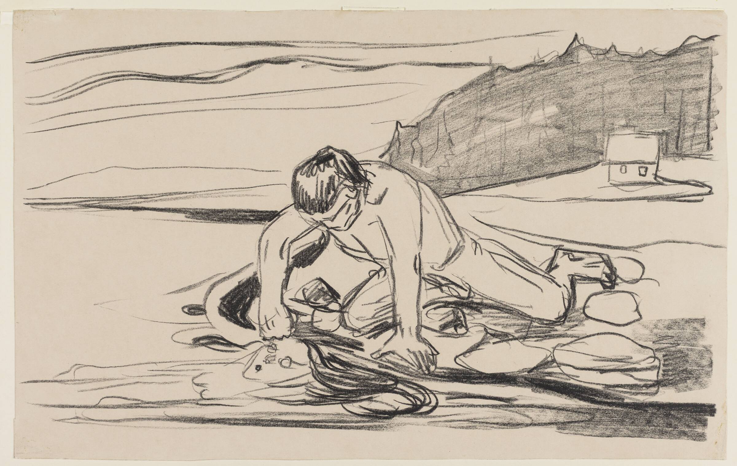 Omegas død, Edvard Munch, 1908-1909