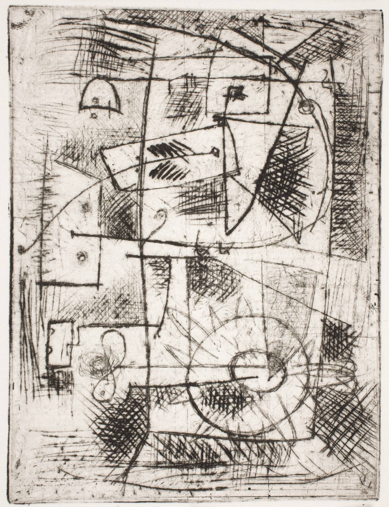 La tête carrée, Asger Jorn, 1939