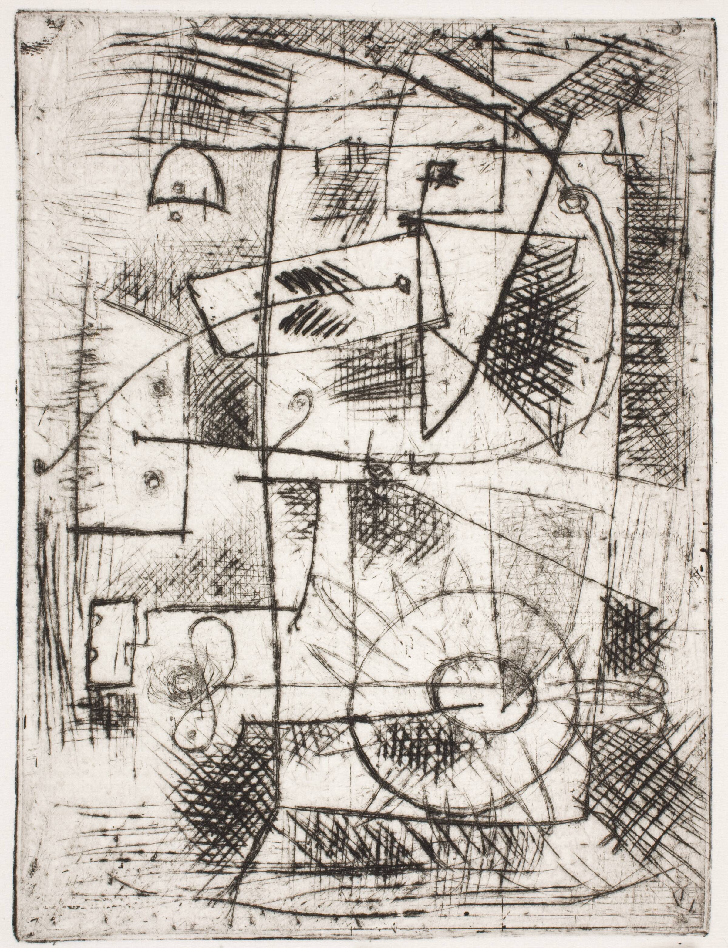 La tête carrée, Asger Jorn, 1939