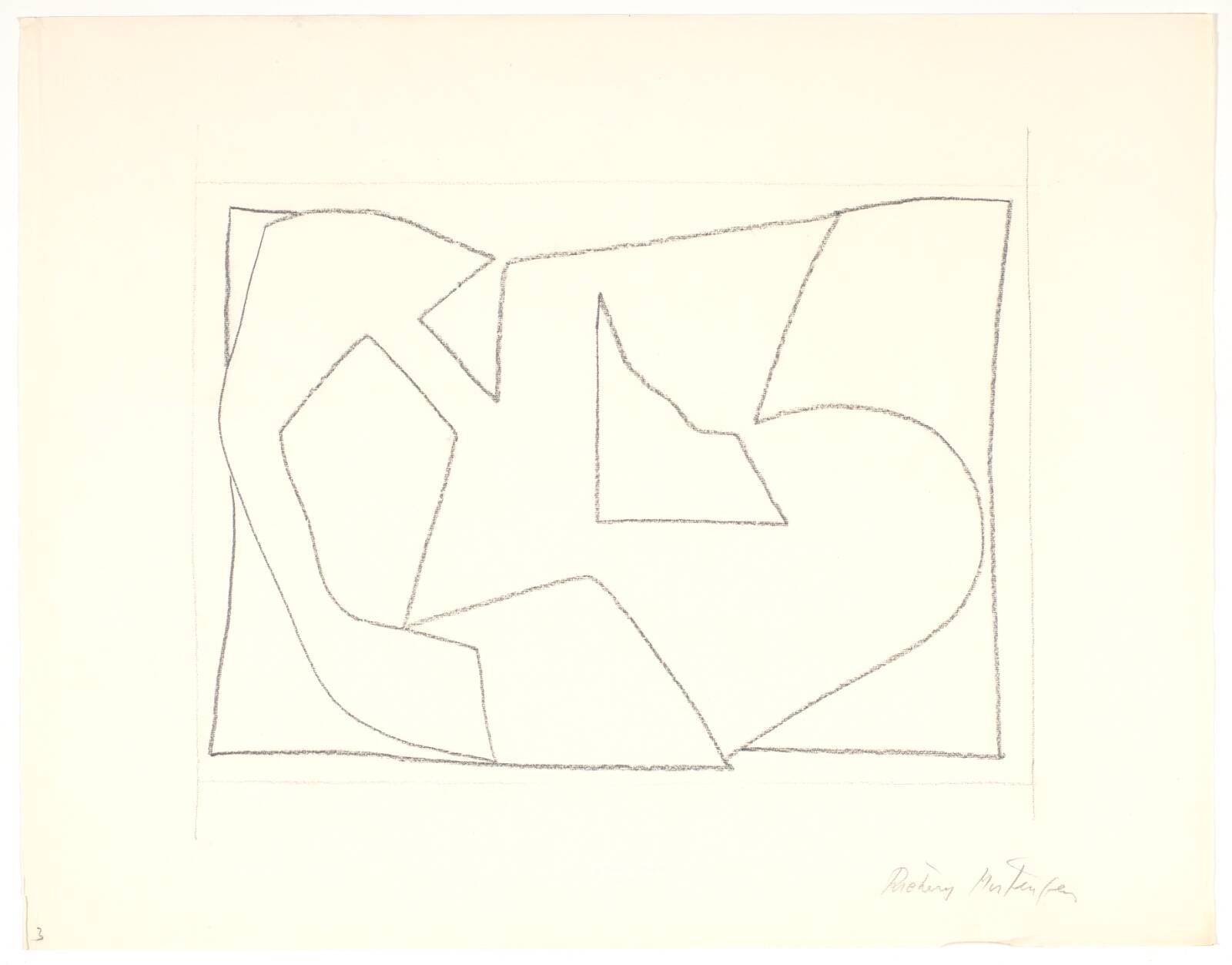 Uden titel, Richard Mortensen, 1956-1958