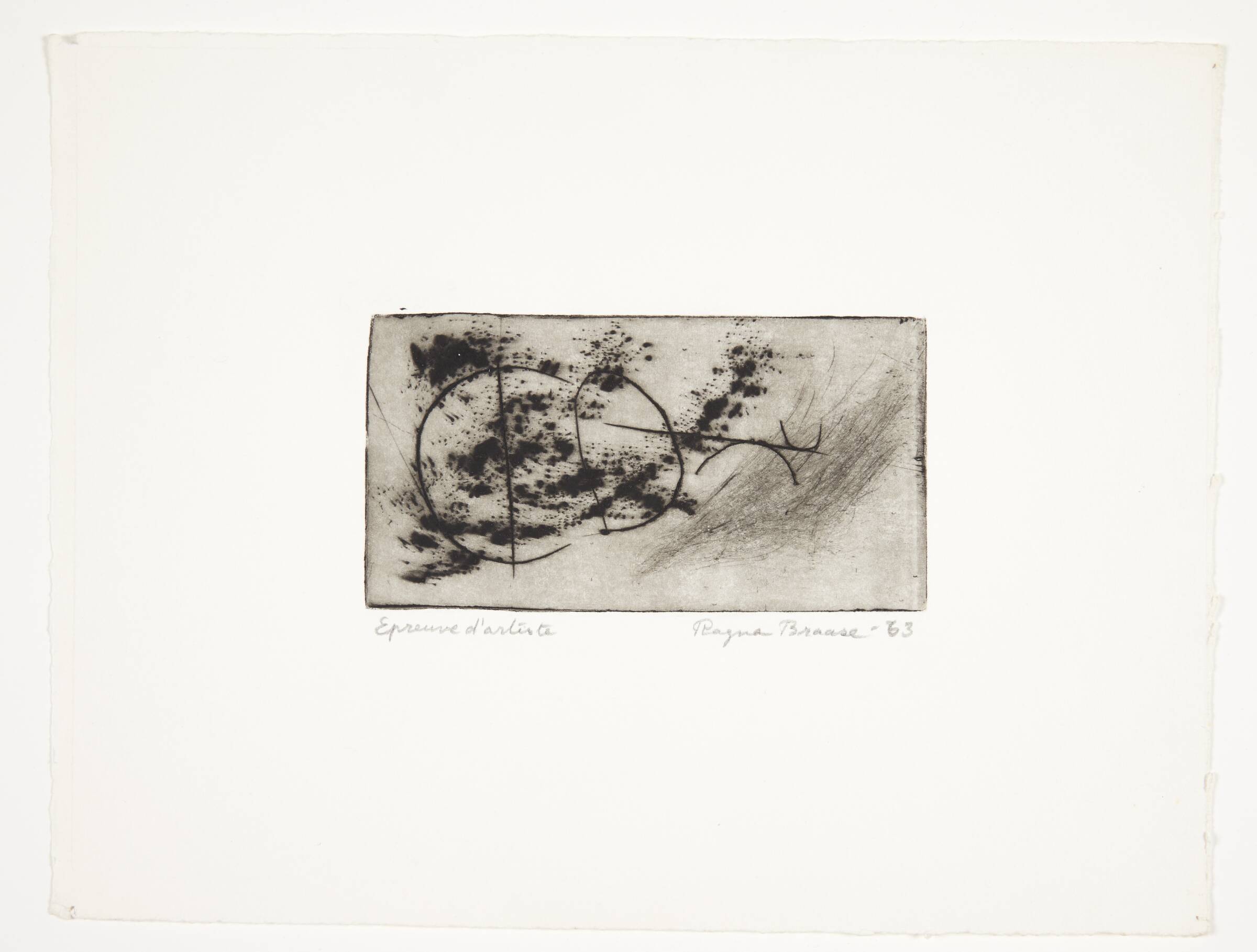 Uden titel, Ragna Braase, 1963