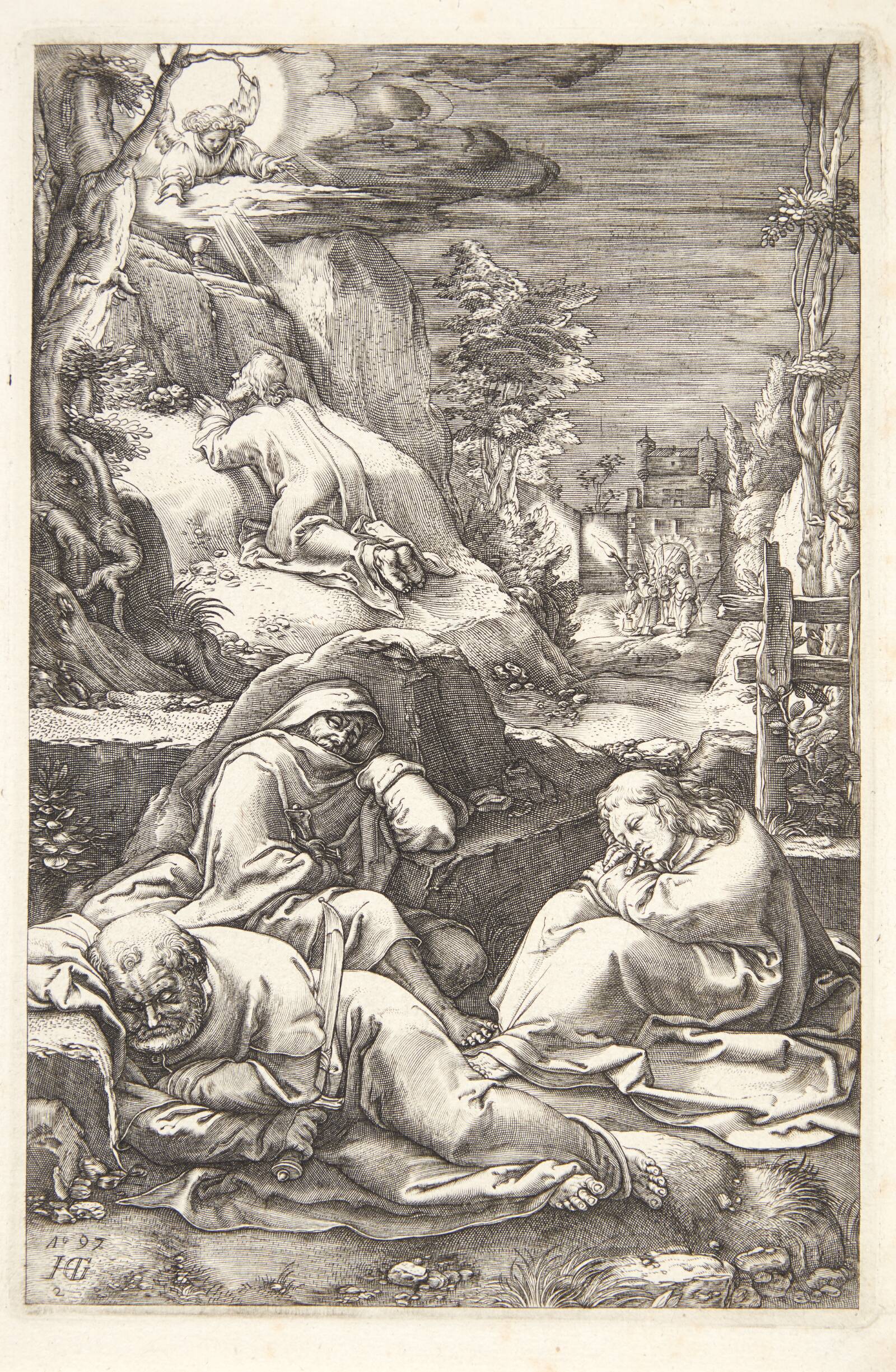 Jesus i Getsemane have, Ubekendt, 1597-1696