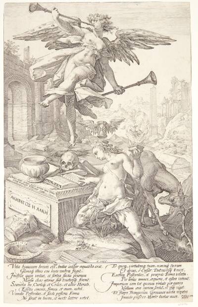 Allegori over berømmelse og historie