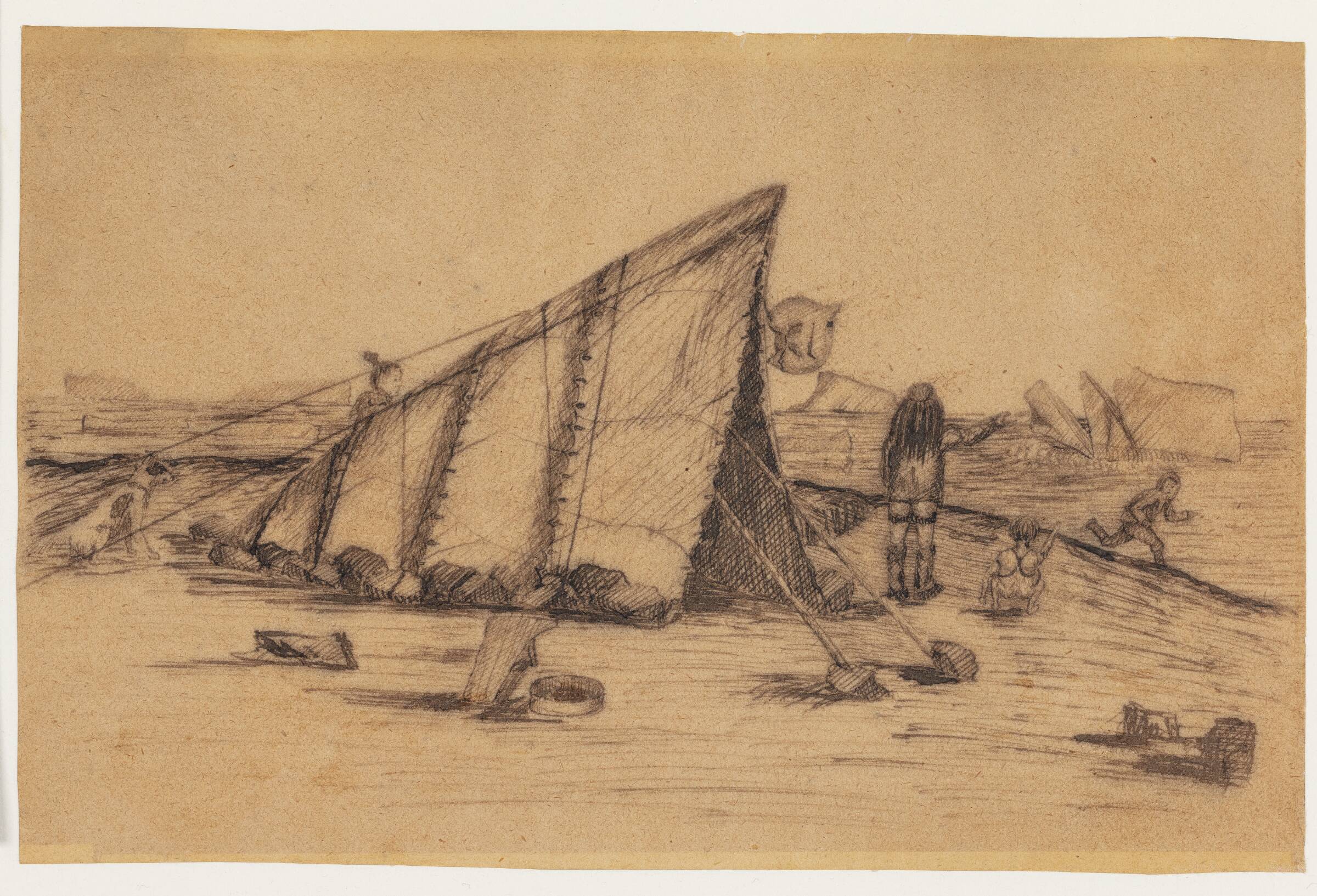 Motiv fra et østgrønlandsk sagn, Kaarale Andreassen, 1927-1928