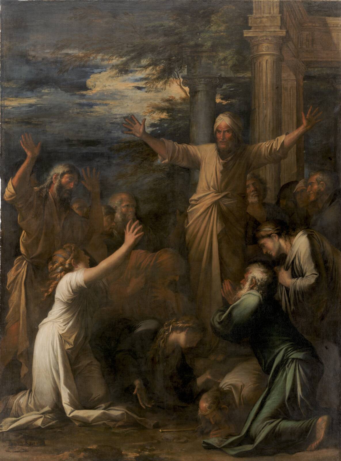 Jonah Preaching to the People of Niniveh, by Salvator Rosa, 1661