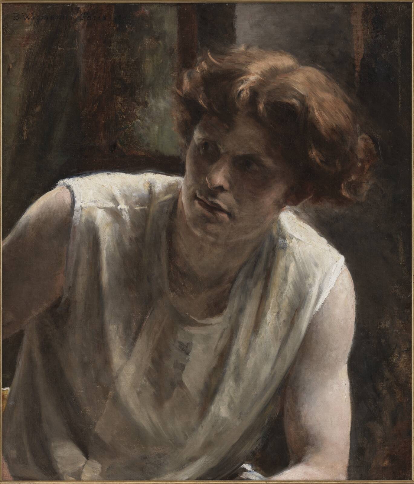 Study of a Female Model, by Bertha Wegmann, 1879-1882