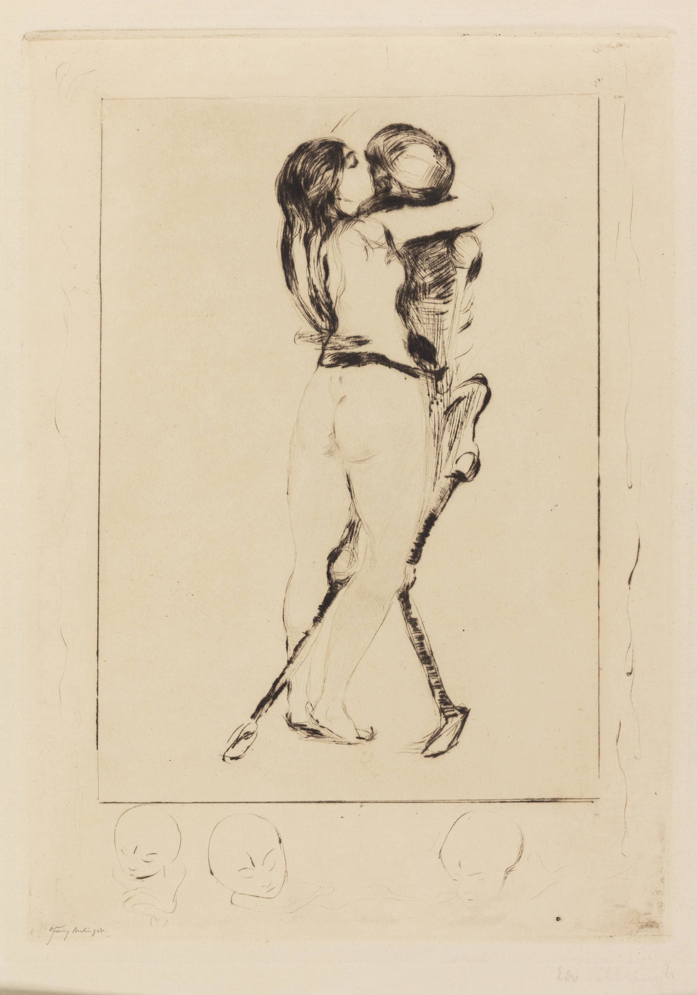 Pigen og døden, Edvard Munch, 1894