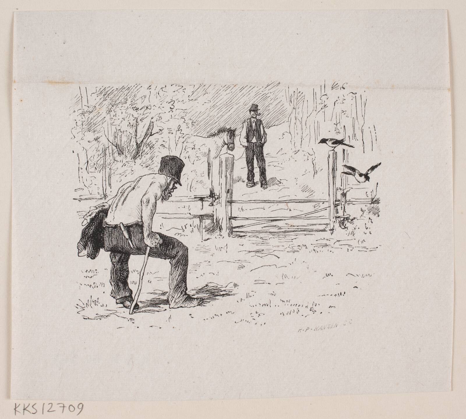 Tyrihans, H.P. Hansen, 1829-1899