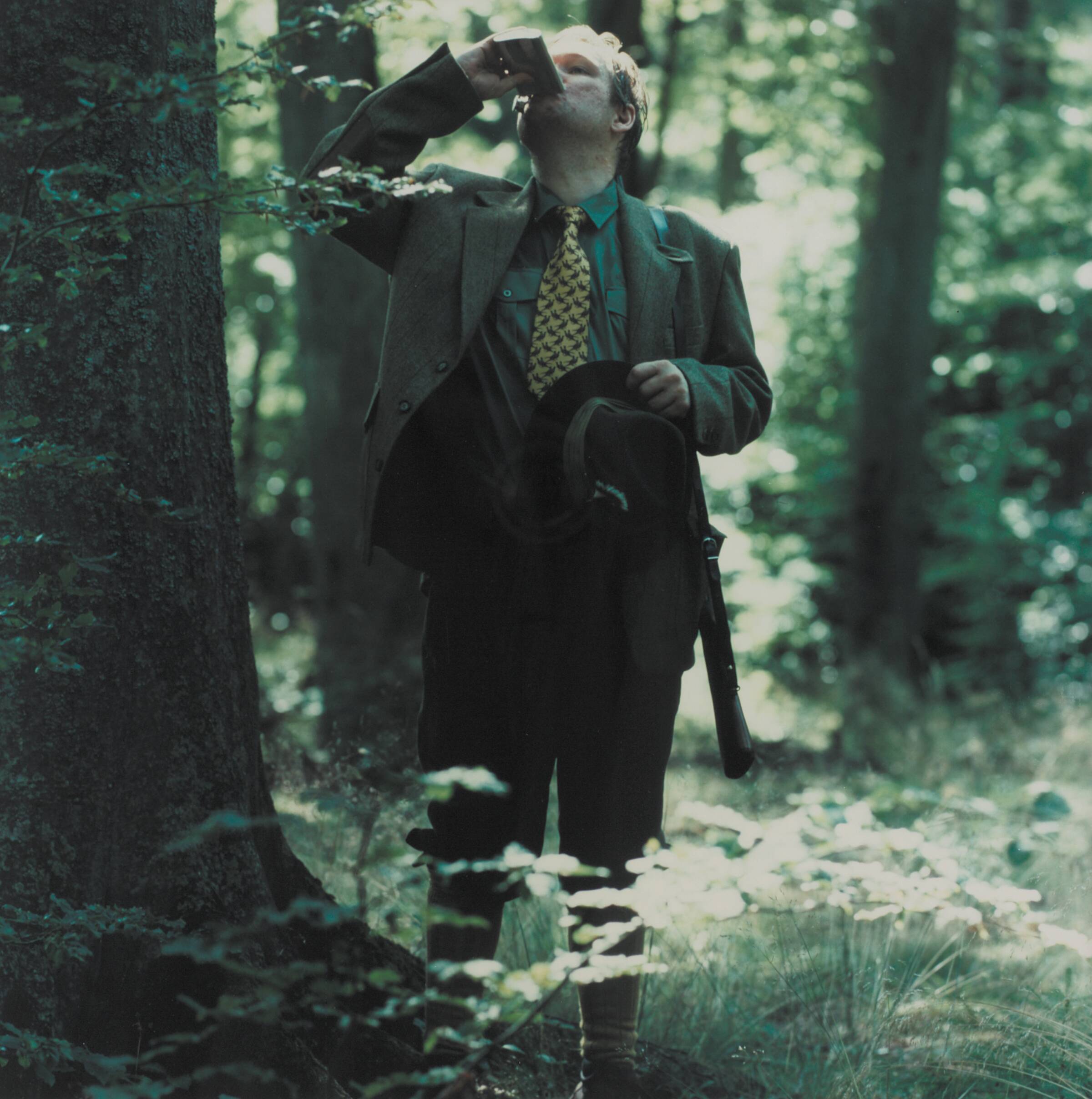The Lake (The hunter having a drink) 5, Peter Land, 1999