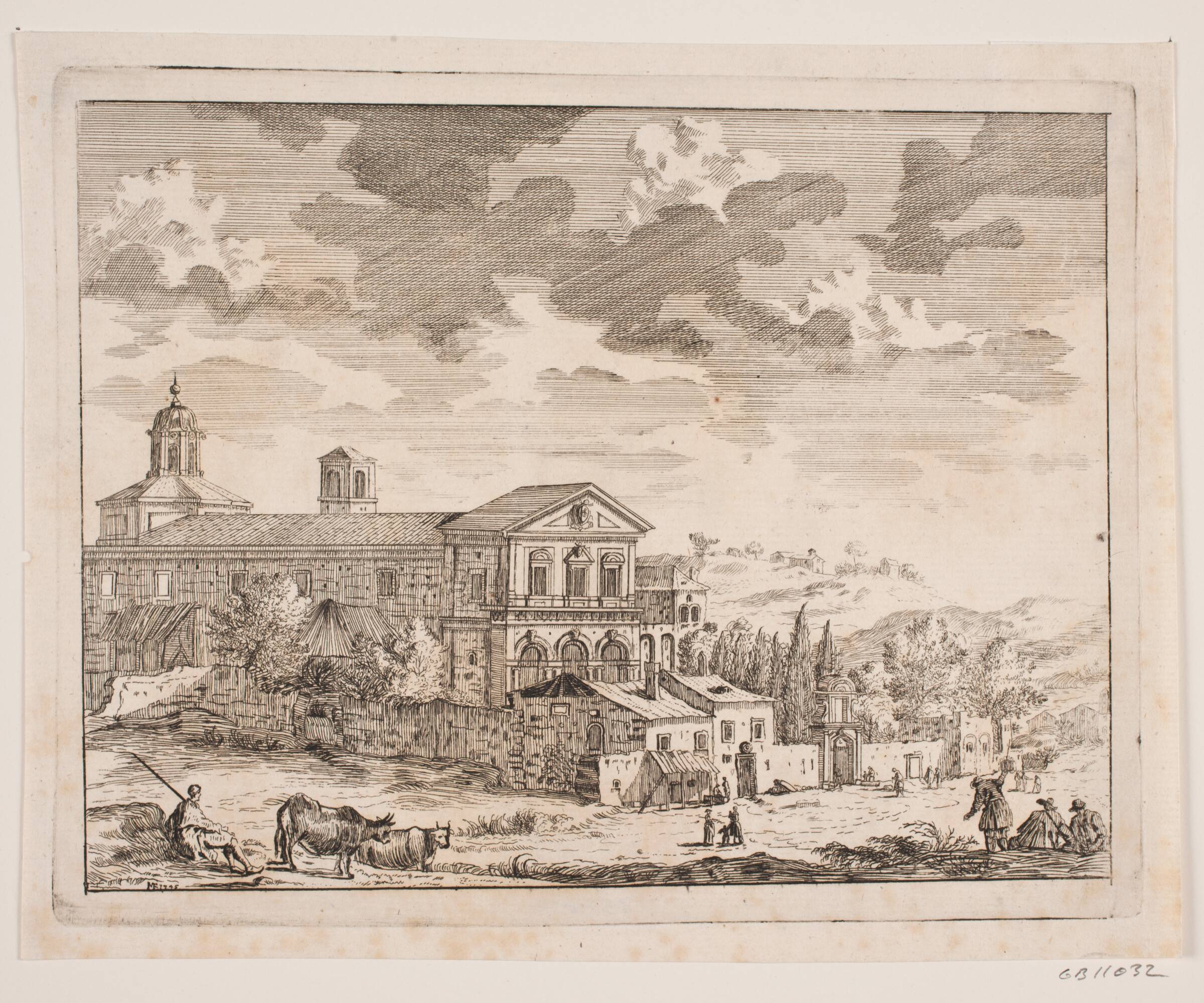 Kirke i Italien, Michael Fosie, 1745