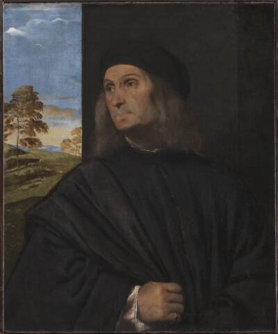 Portræt af den venezianske maler Giovanni Bellini (ca. 1431/36 - 1516)?