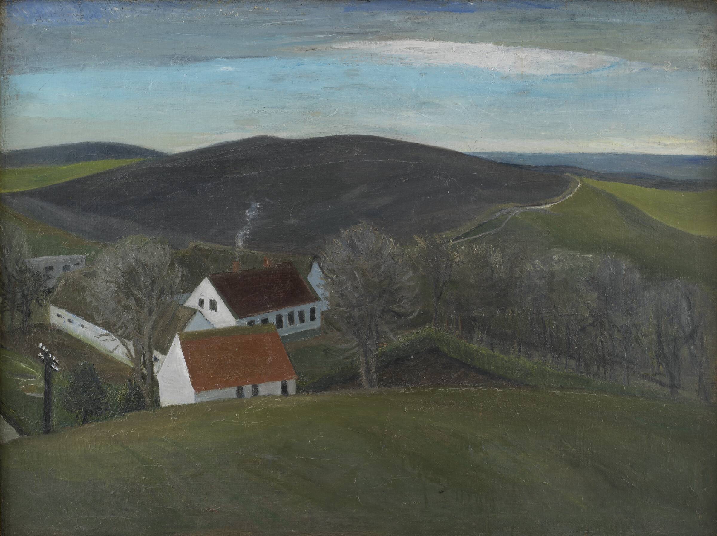 Landskab fra Odsherred, Karl Bovin, 1931