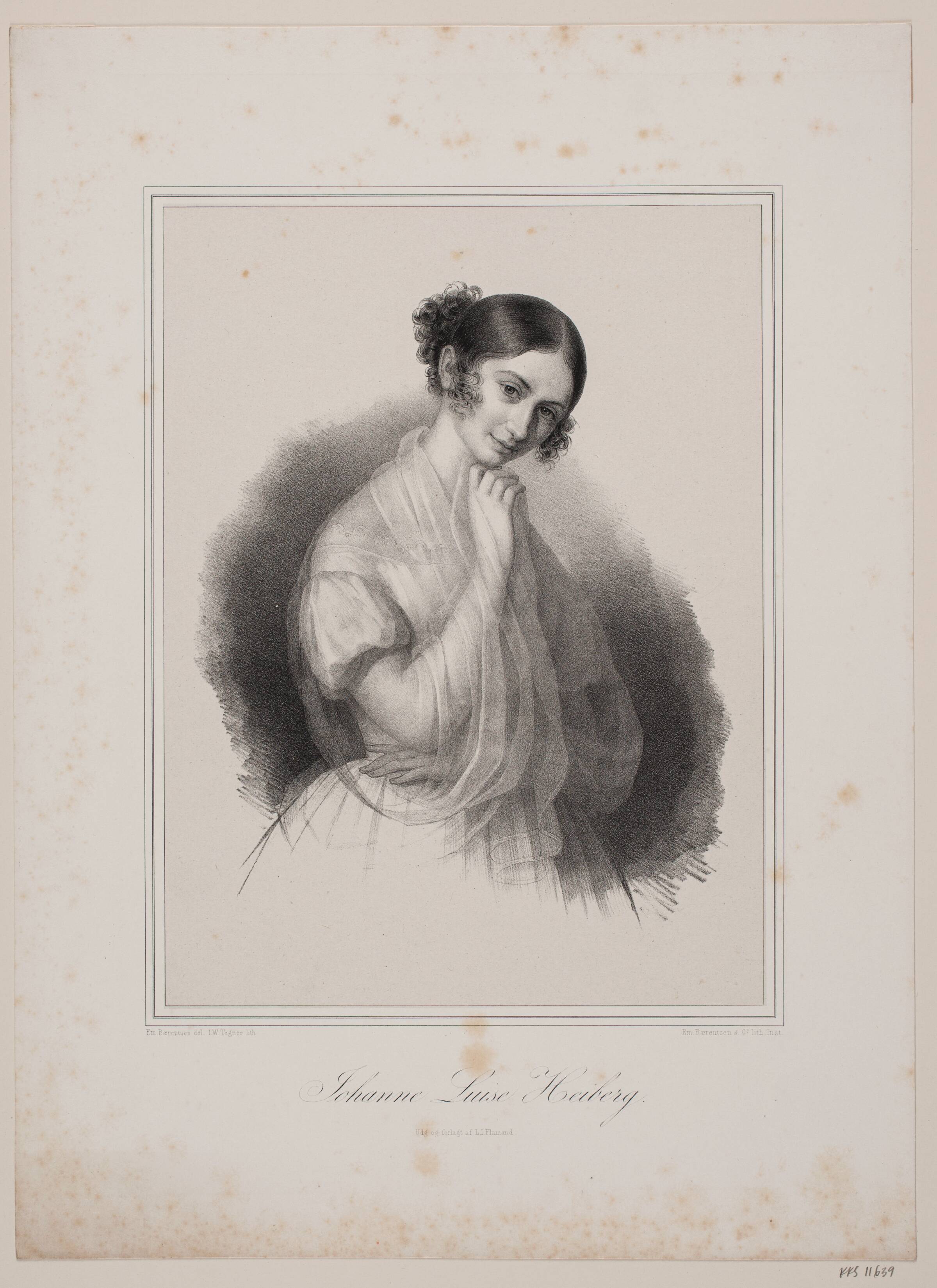 Johanne Louise Heiberg, Isac Wilhelm Tegner, 1837-1850