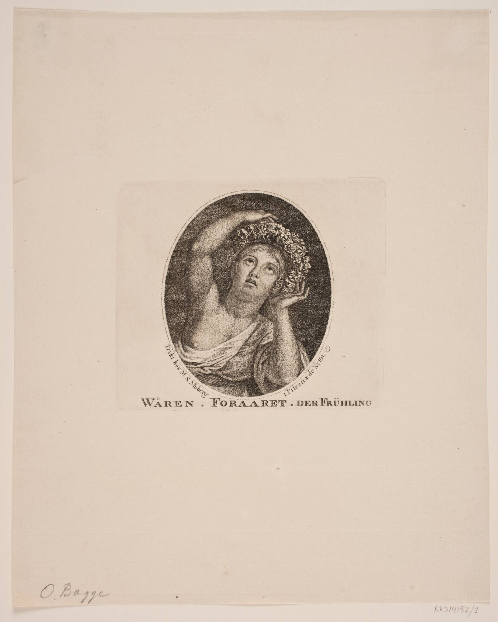Forår, Oluf Olufsen Bagge, 1821-1824