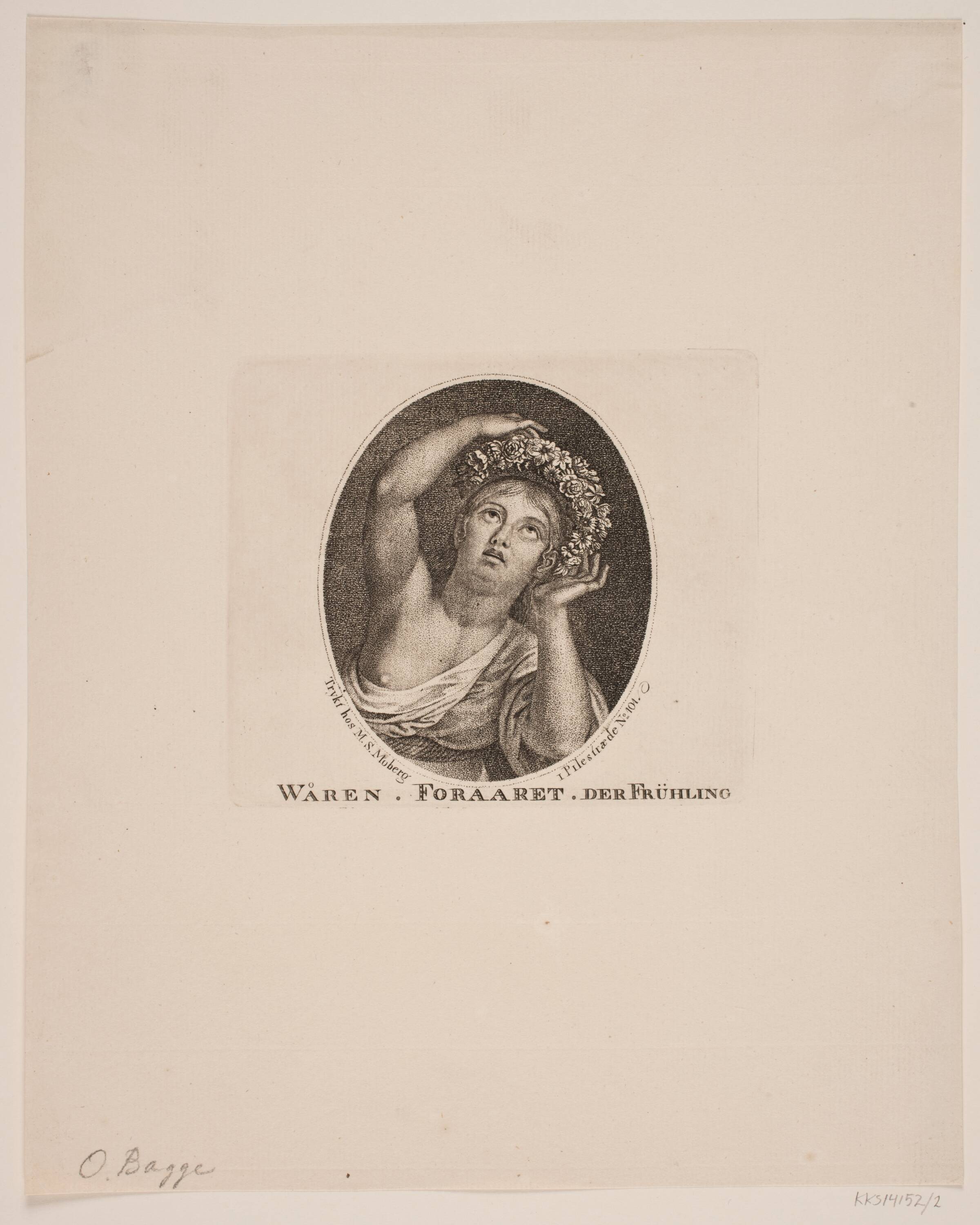 Forår, Oluf Olufsen Bagge, 1821-1824