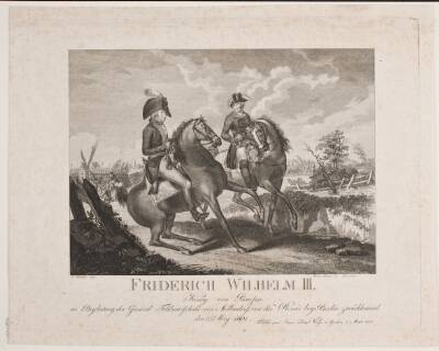 Frederik Wilhelm II af Preussen og generalfeldmarschall Möllendorf