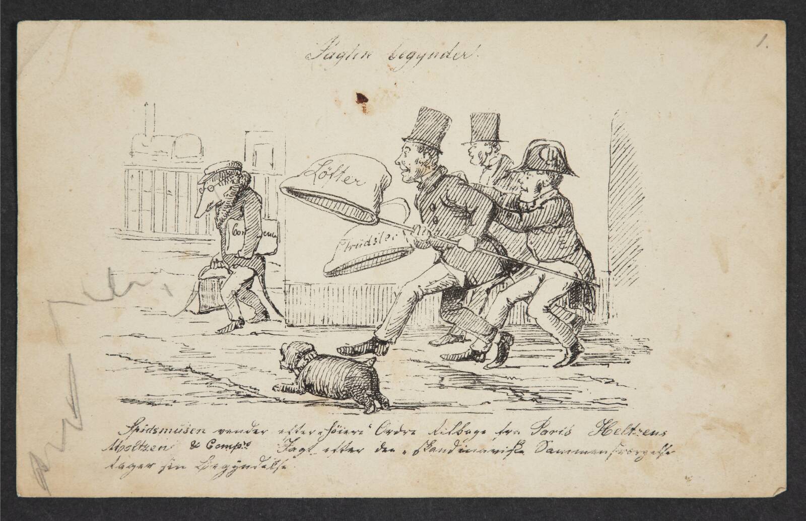 "Jagten begynder", Klæstrup, P.C., 1865