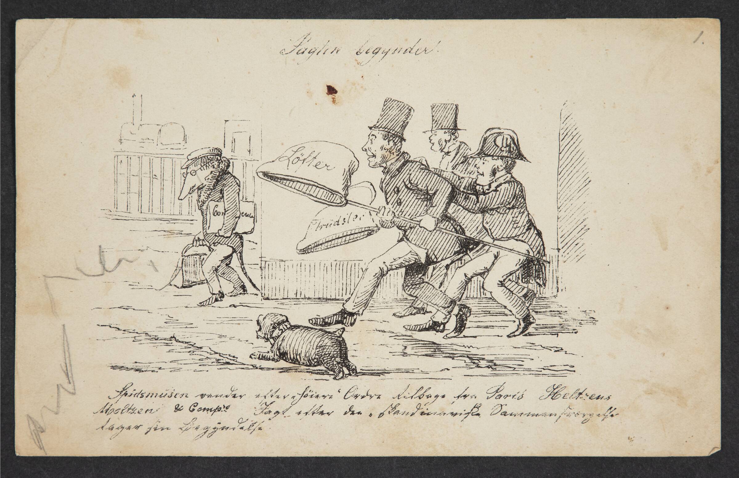 "Jagten begynder", Klæstrup, P.C., 1865
