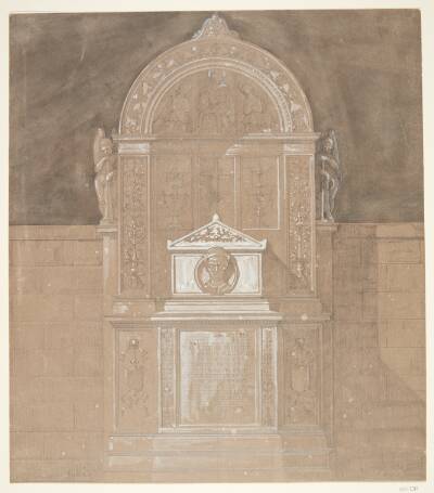Gravmæle over baron C. F. von Rumohr 1845