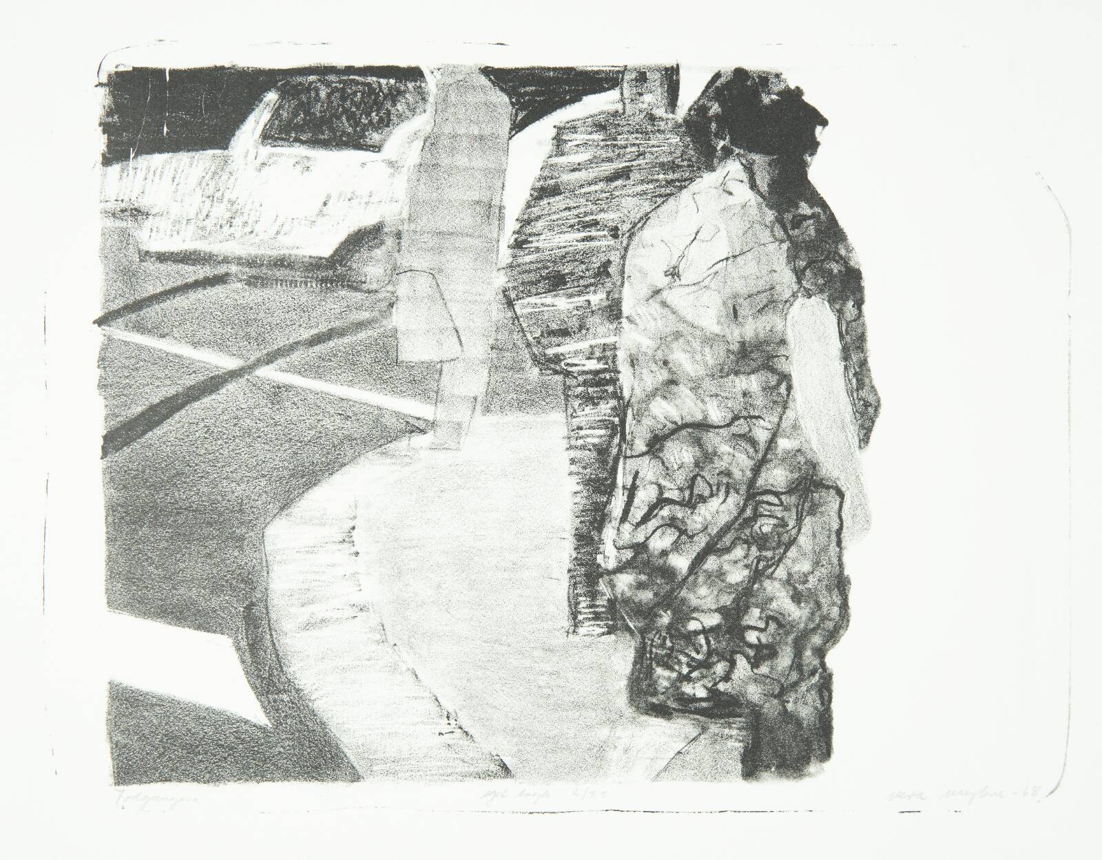"Fodgængere", Myhre, Vera, 1968