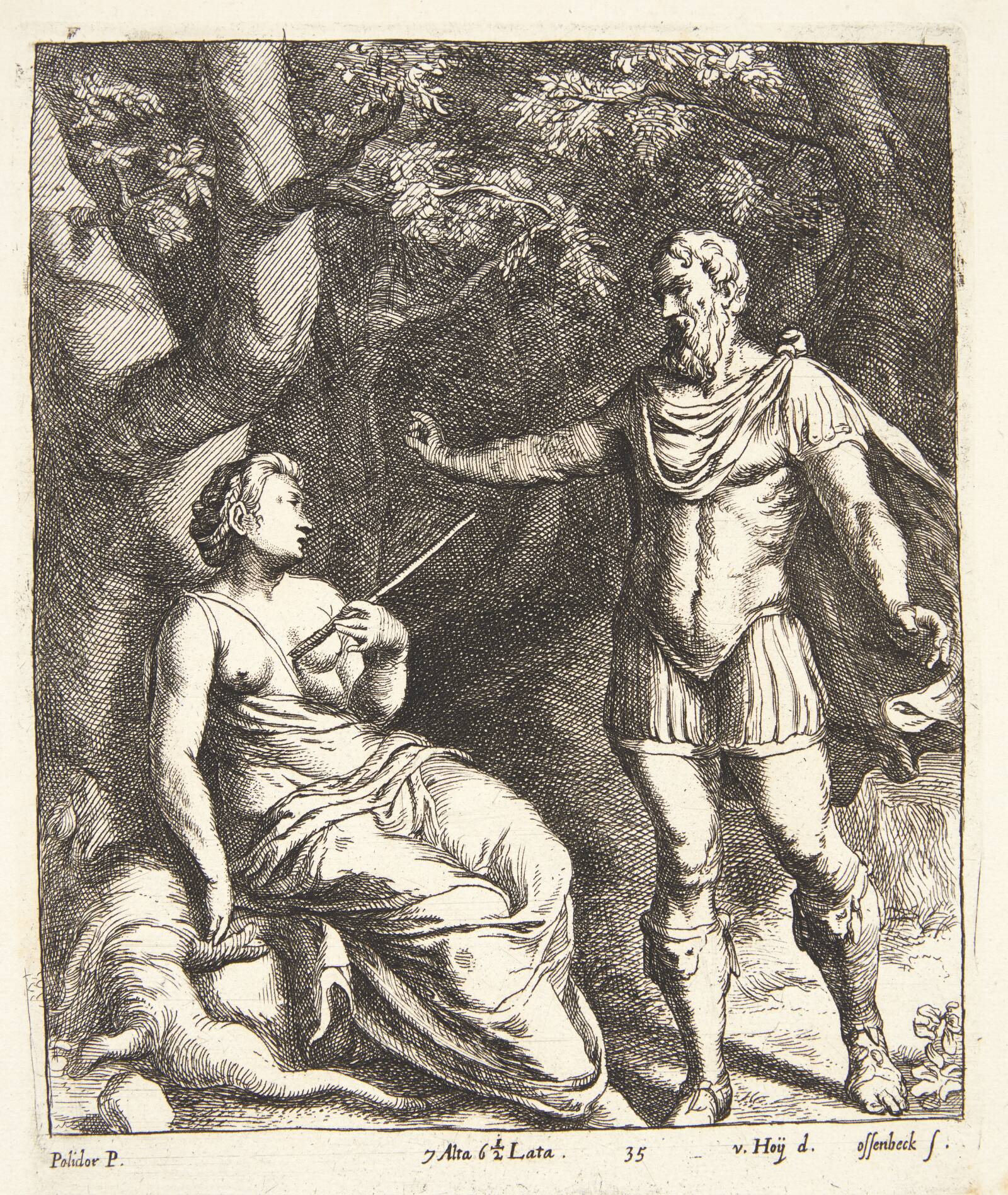 Cephalus og Procris, Ossenbeeck, Jan van, 1656-1660