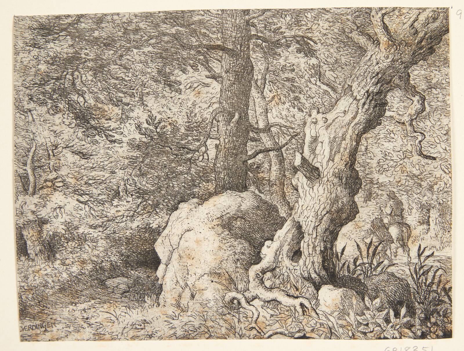 En skov, Allaert van Everdingen, 1621-1675