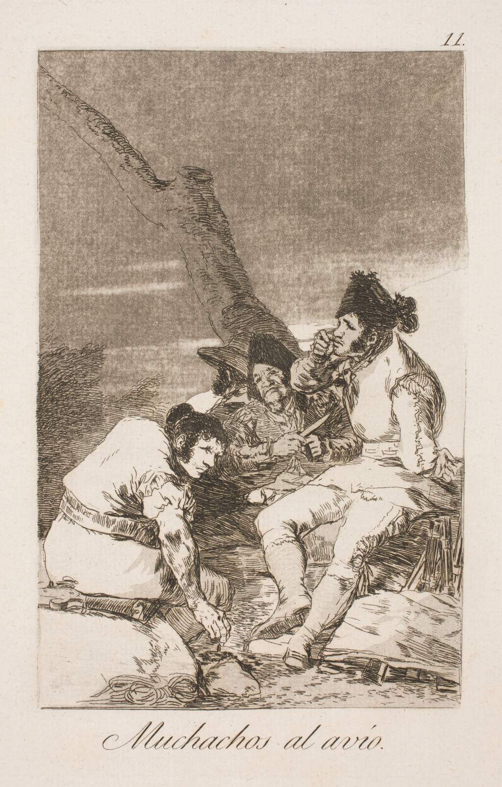 Til arbejdet drenge, Francisco de Goya, 1797-1798