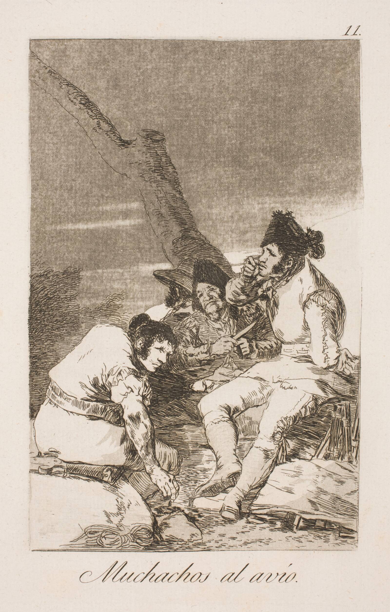 Til arbejdet drenge, Francisco de Goya, 1797-1798