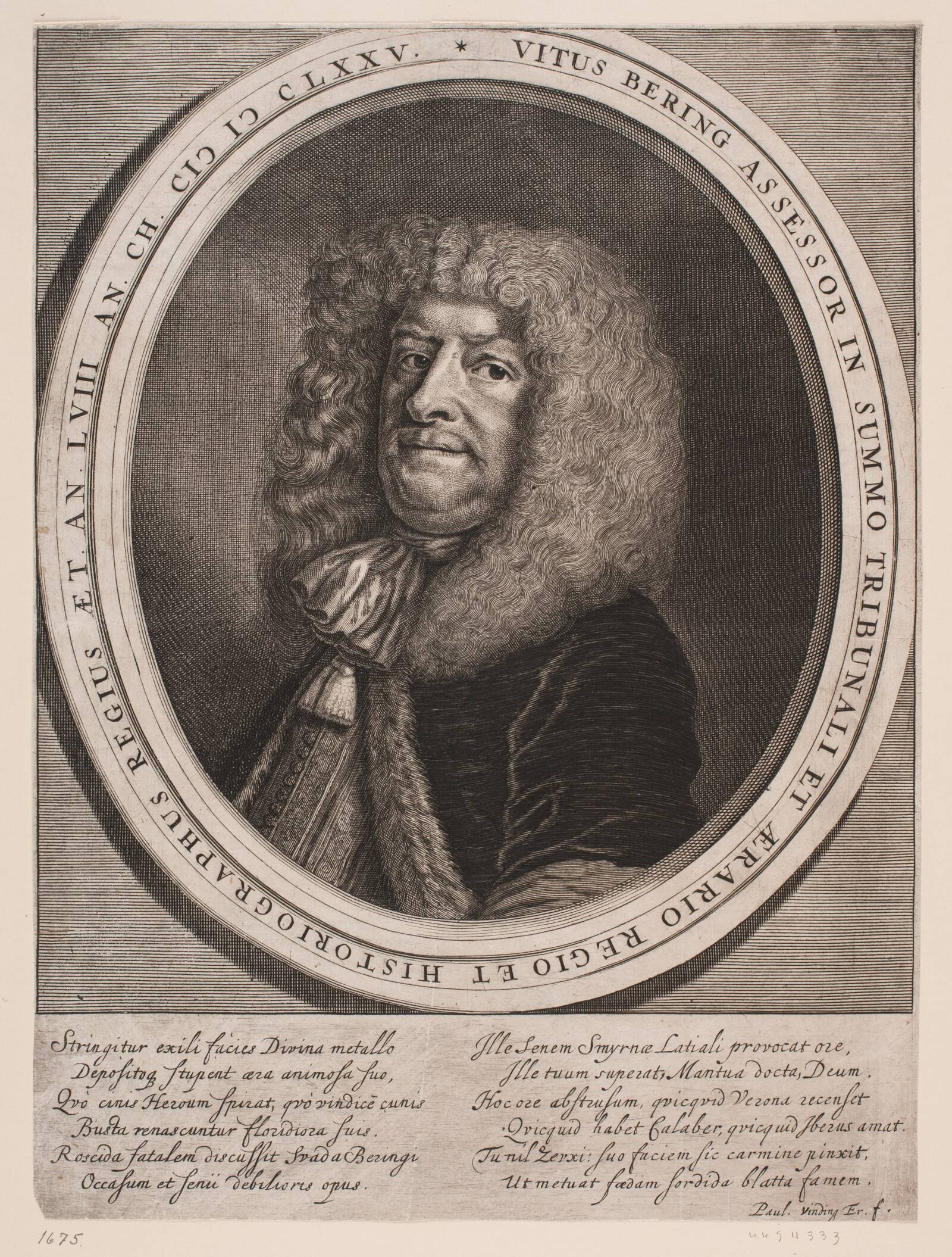 Vitus Bering, Hubert Schaten, 1675