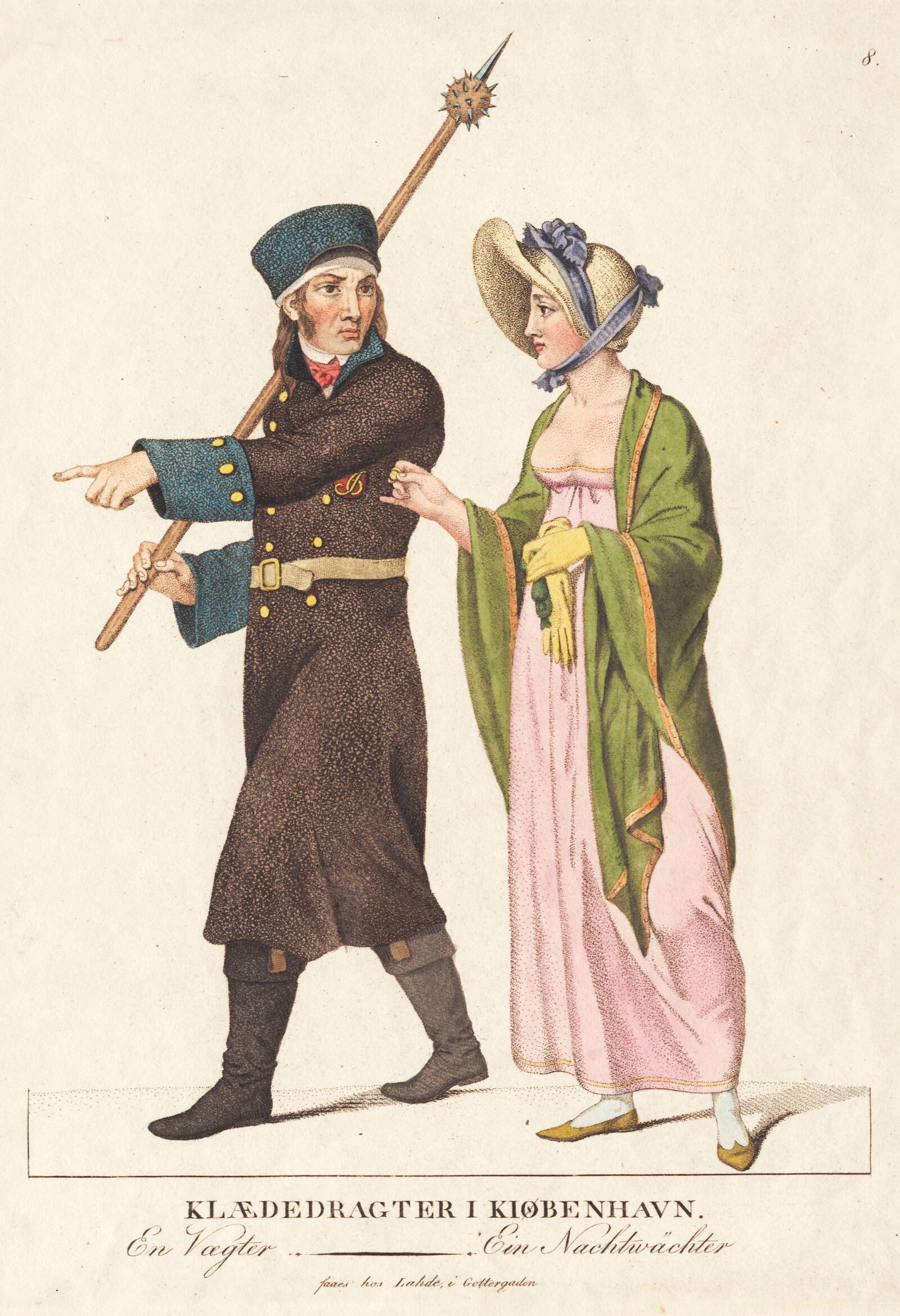 En Vægter, Gerhard Ludvig Lahde, 1820